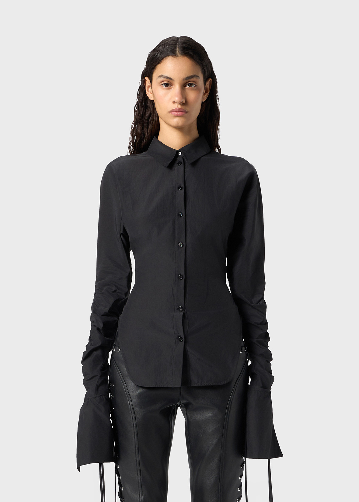 SHINY CANVAS SHIRT - 3