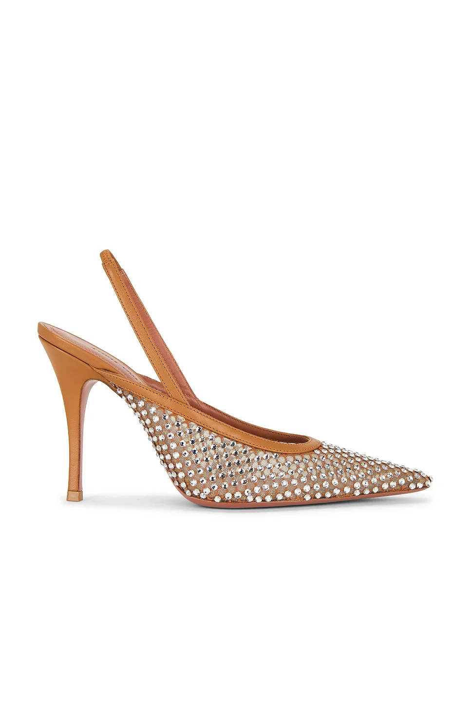 Felicia 100 Crystal Net Sling Pump - 1
