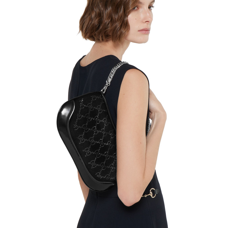Crystals medium shoulder bag 3