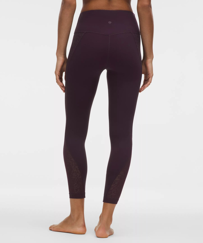 Paisley Lace Overlay Tight 25" 3