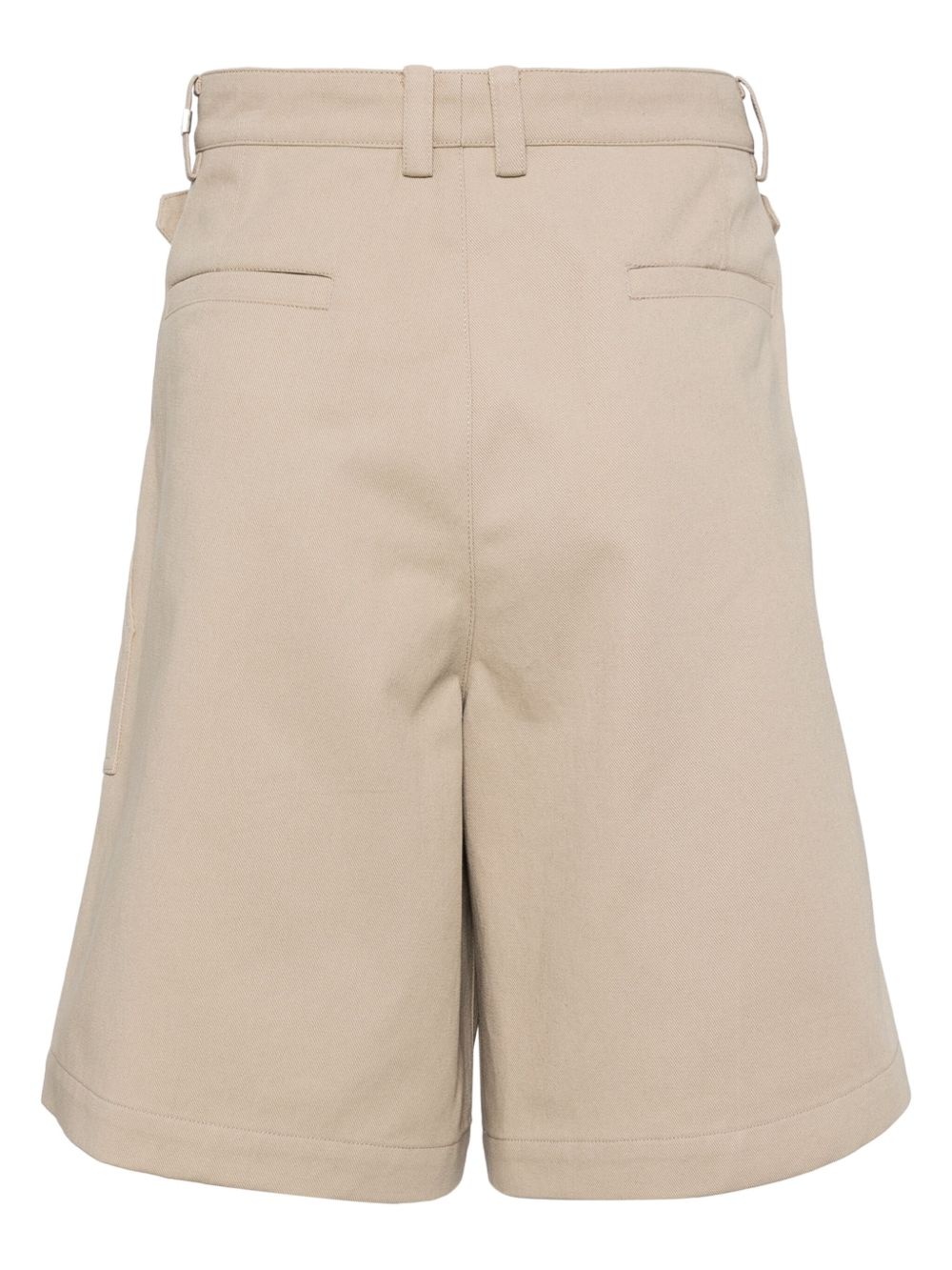 straight-leg cotton bermuda shorts - 2
