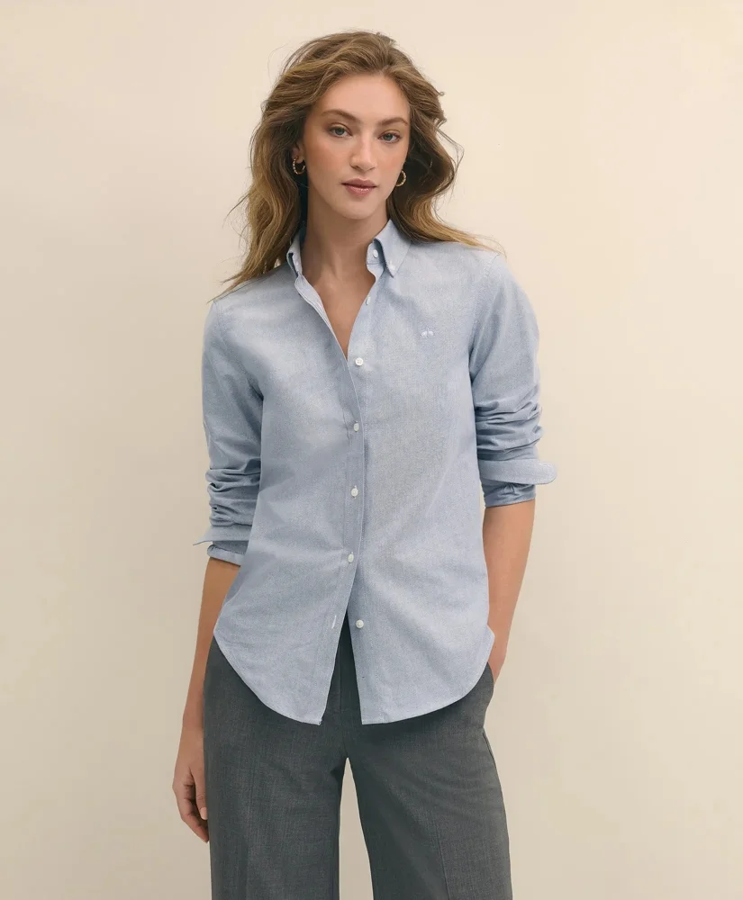 Classic-Fit Cotton Oxford Shirt - 1