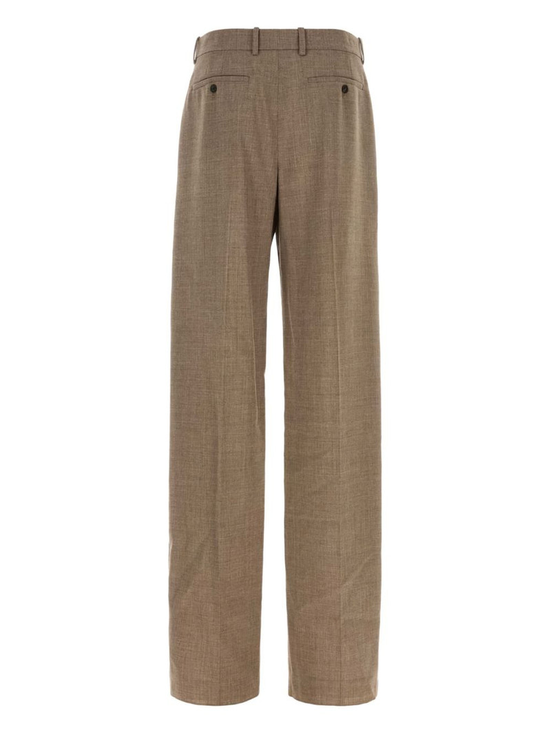 SAINT LAURENT pleated wool trousers outlook