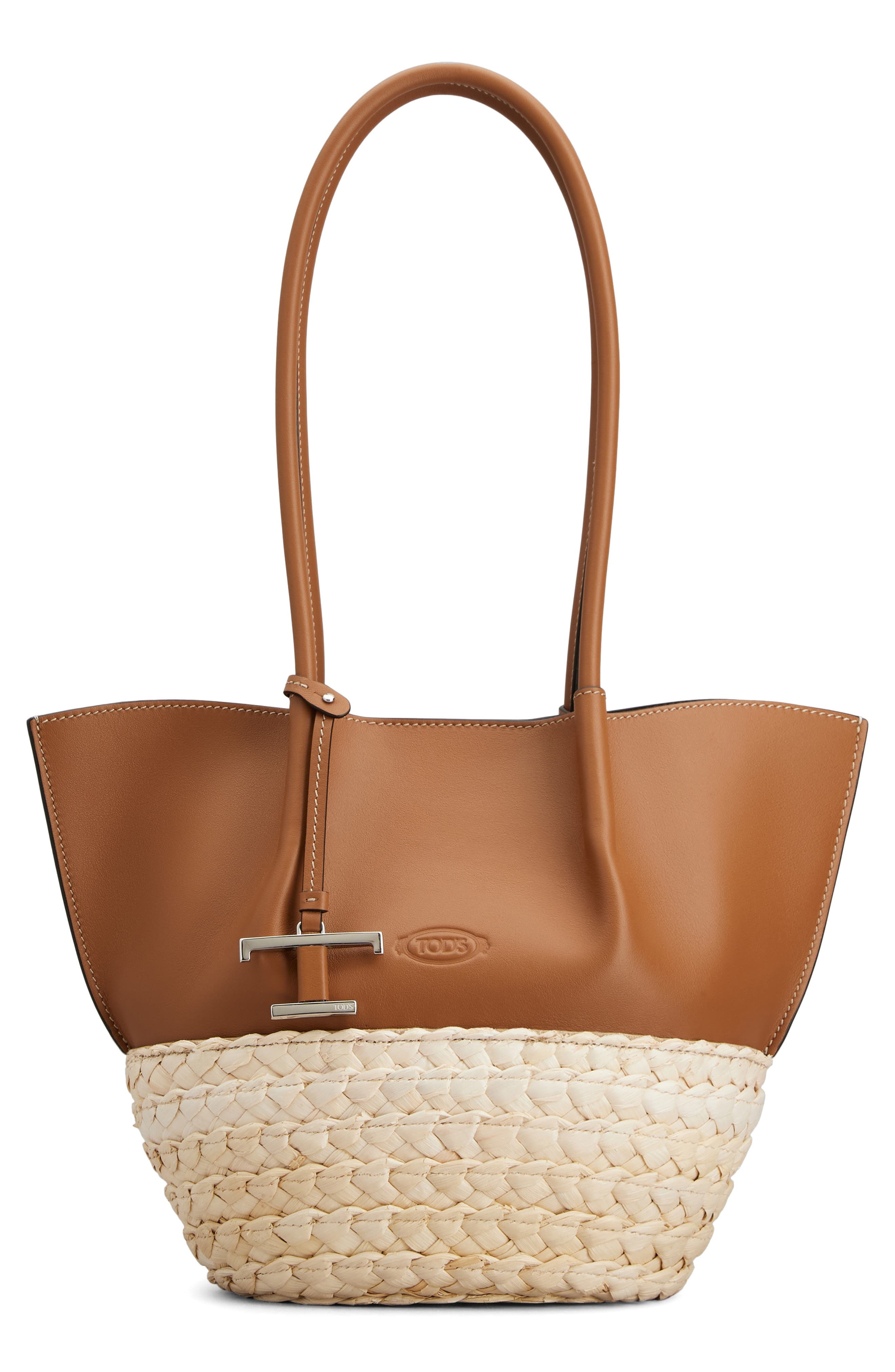 Tod's Small Bux Mixed Media Shopper in Kenia/Naturale at Nordstrom - 1