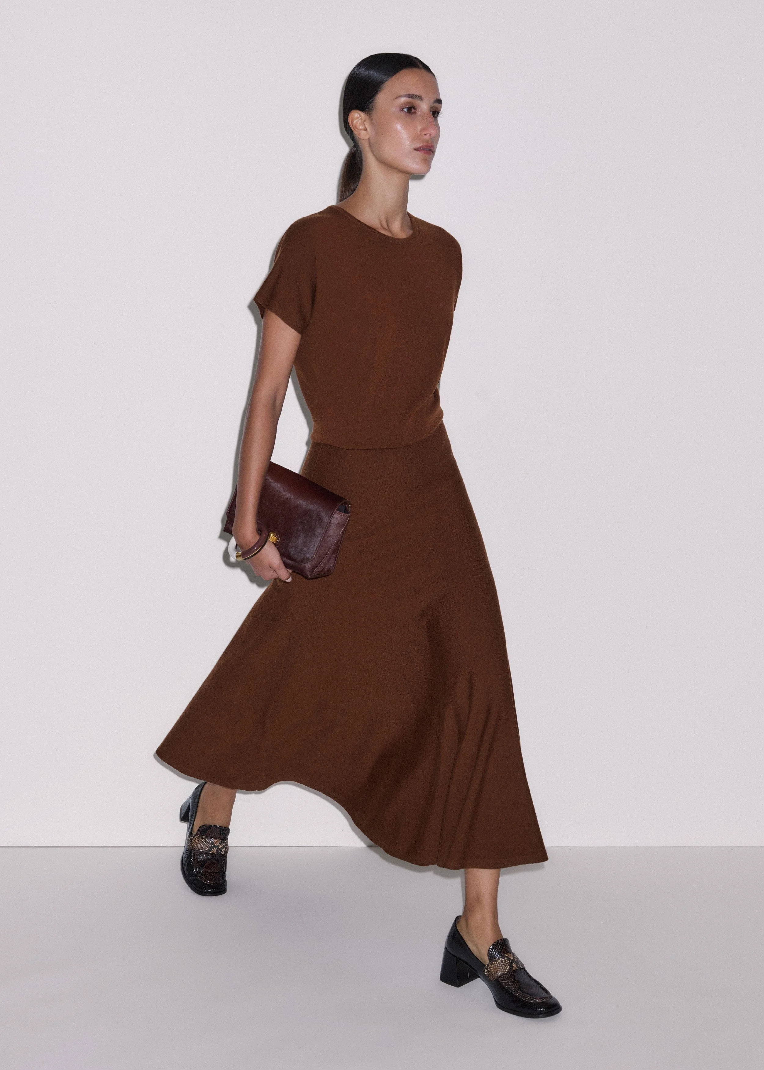 Knit Slim Maxi Dress - 1