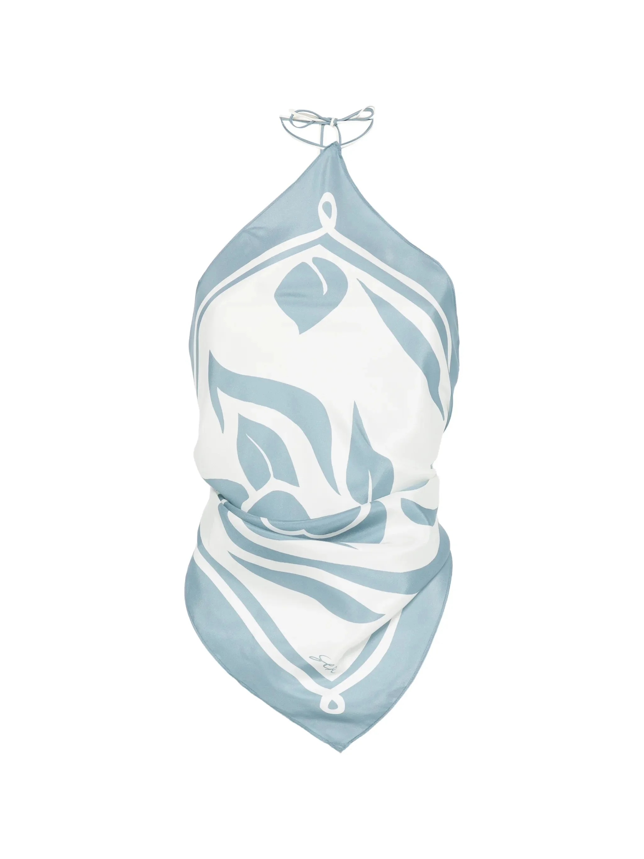 Lilou printed scarf top - 1