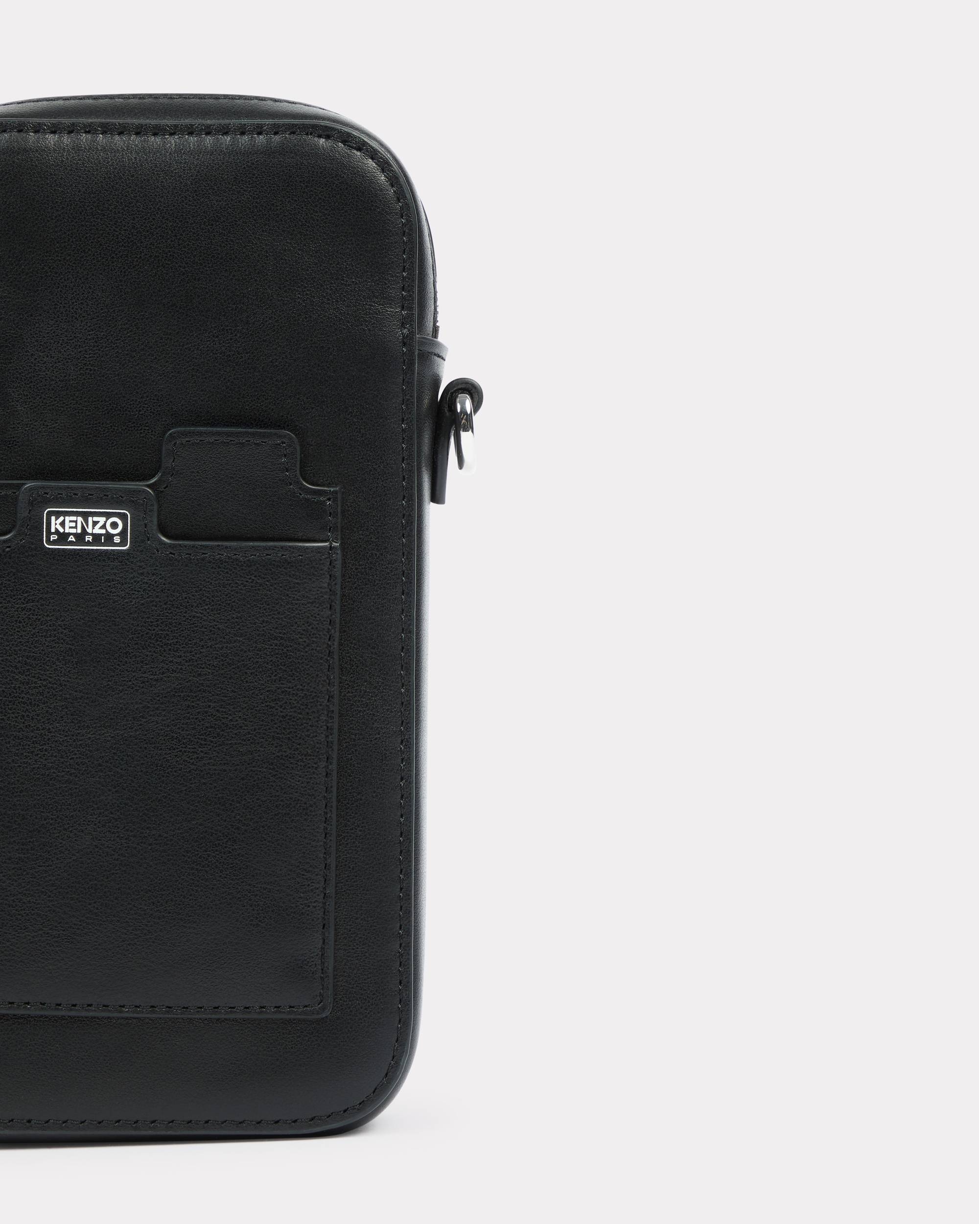 'KENZO Tab' phone holder in leather - 3