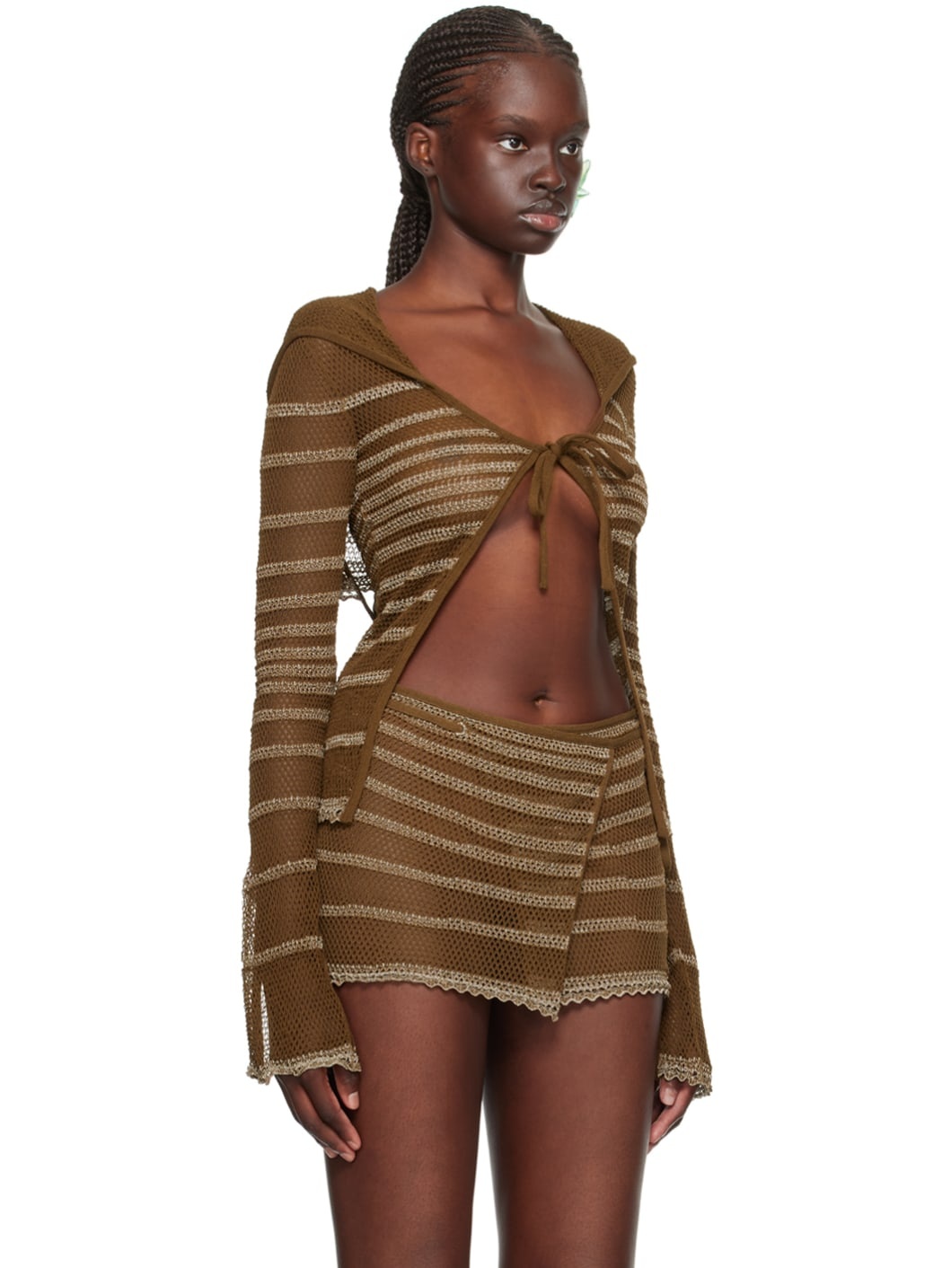 Brown KNWLS Edition Cardigan - 2