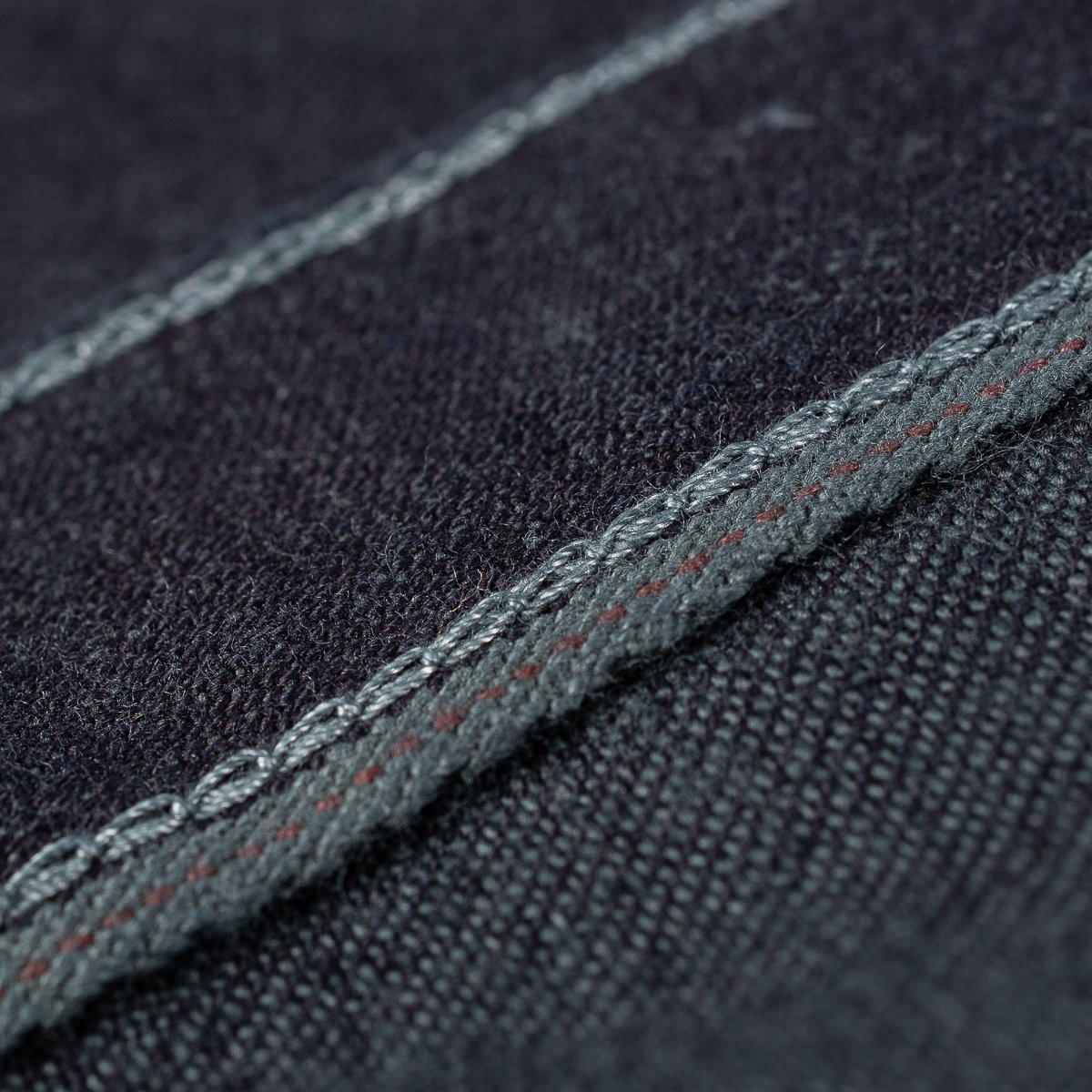 IHSH-321-OD 10oz Selvedge Denim Western Shirt - Indigo Overdyed Black - 15