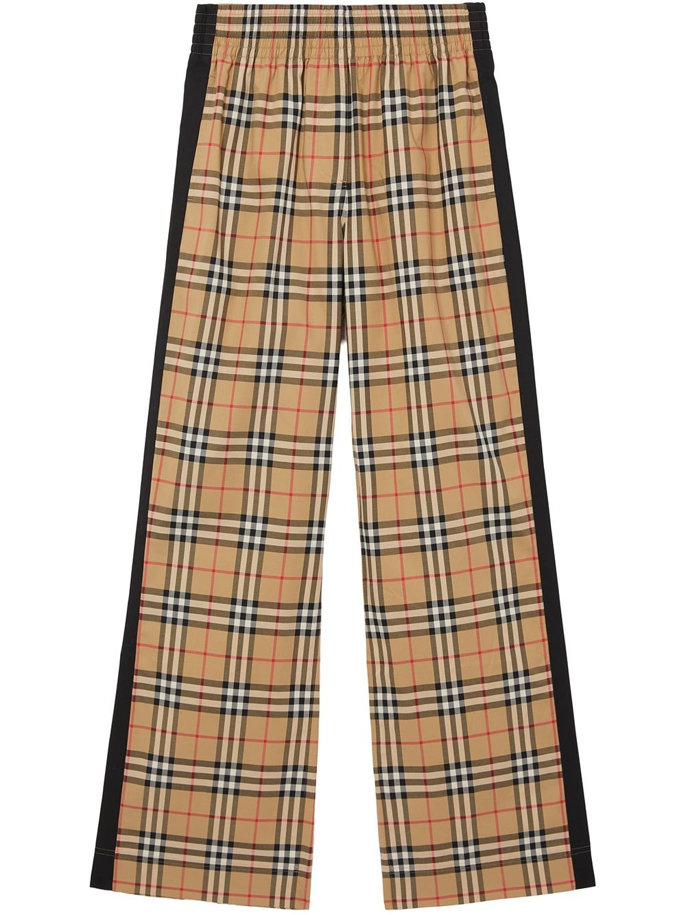 Vintage check high-waisted trousers - 1