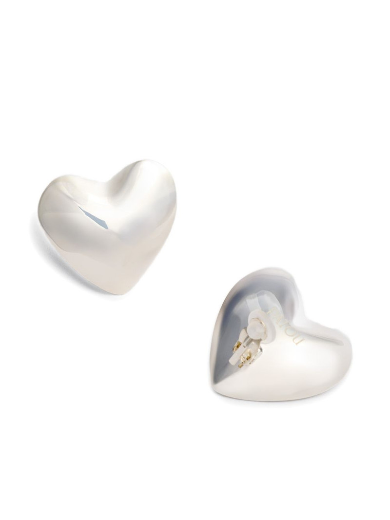 Heart clip earrings 3