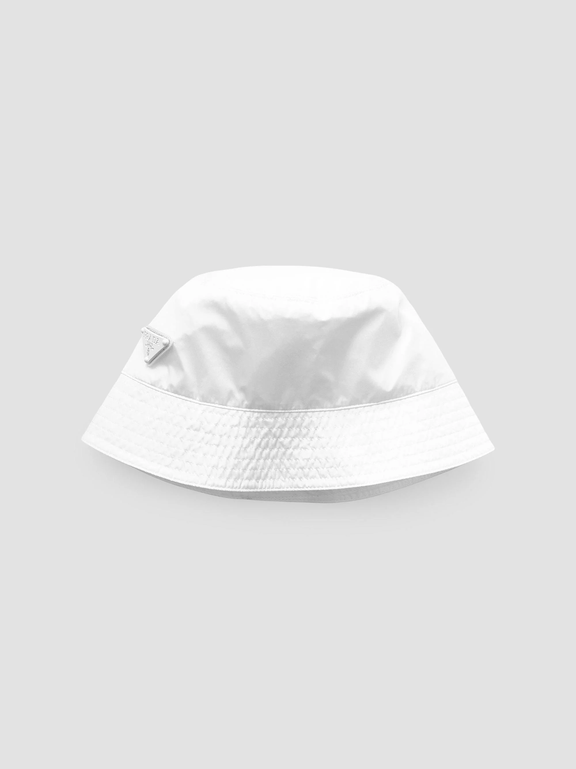 Women's Foldable Nylon Bucket Hat - White - 1