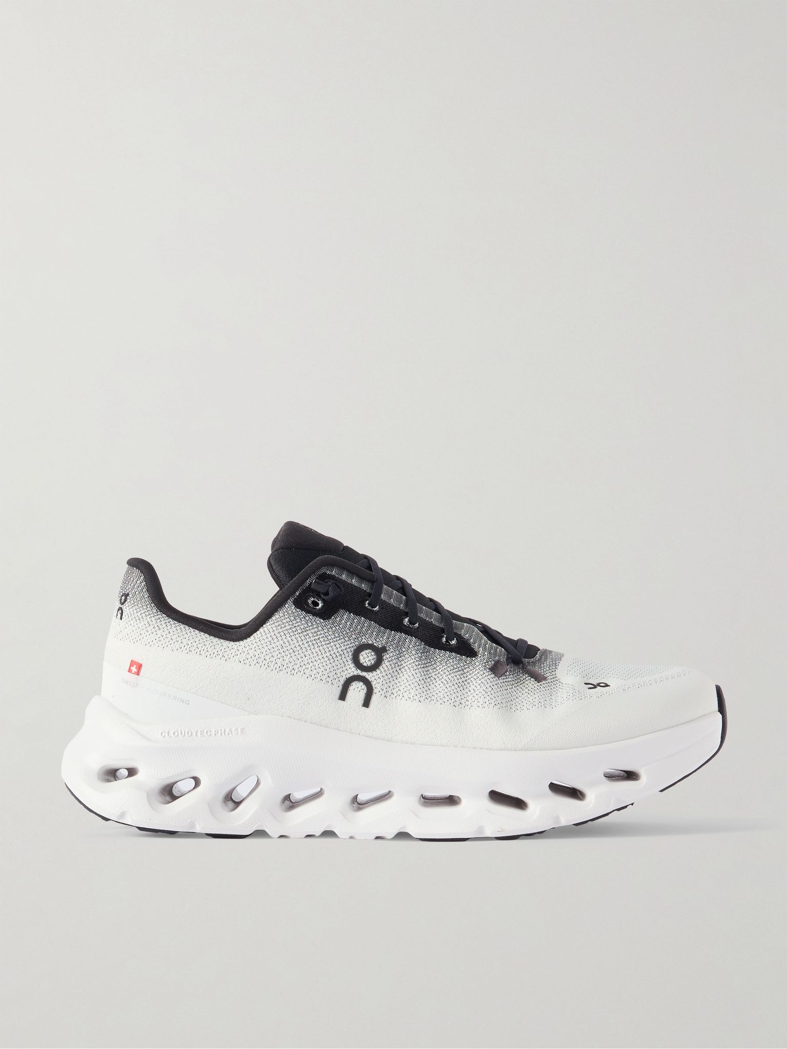 Cloudtilt Stretch-Knit Sneakers White - 1
