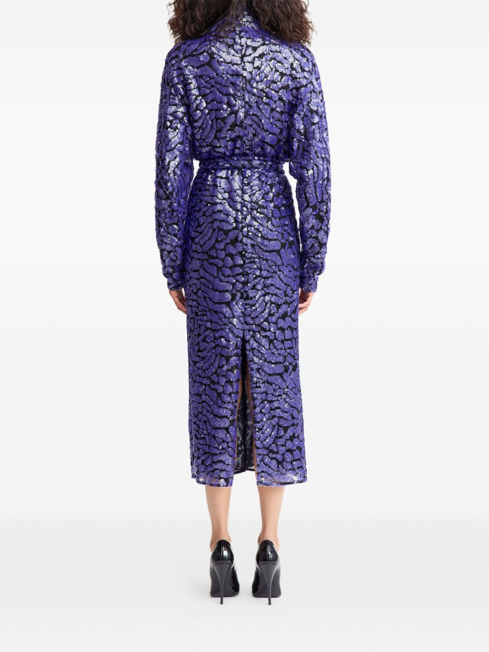 Epole sequinned midi dress - 4