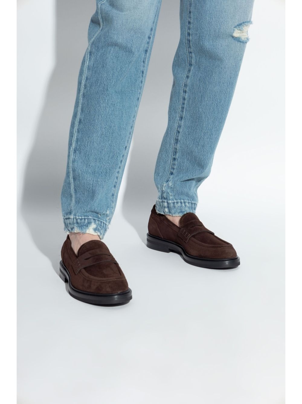 suede loafers - 2