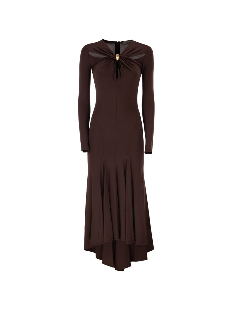 cut-out long-sleeves dress 1
