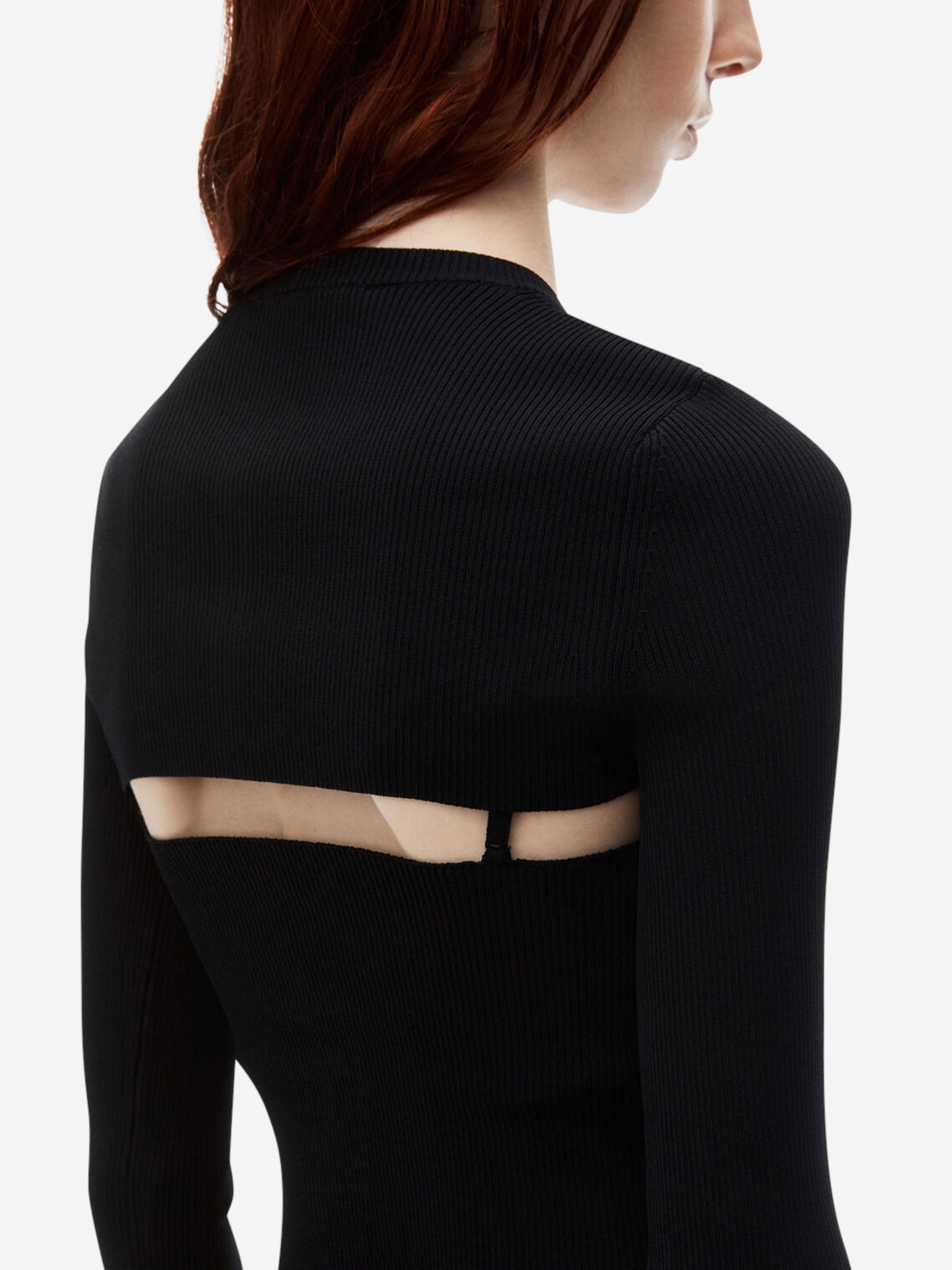 【関税&送料込】Alexander Wang Twin-Set Dress With Cropped C Alexander Wang Twin-set Dress With Cropped Cardigan
