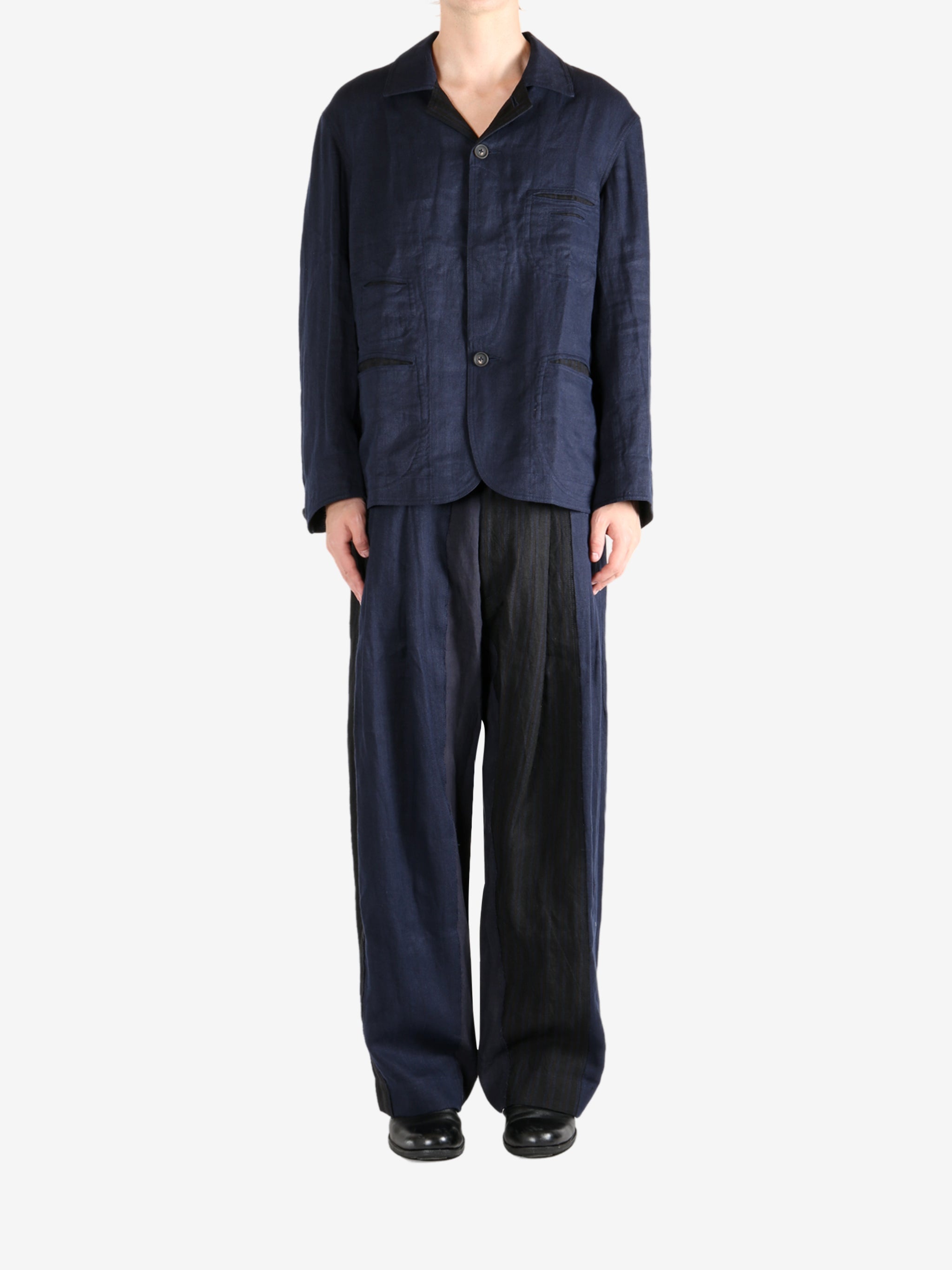 ZIGGY CHEN - Men Patchwork Field Jacket - 4
