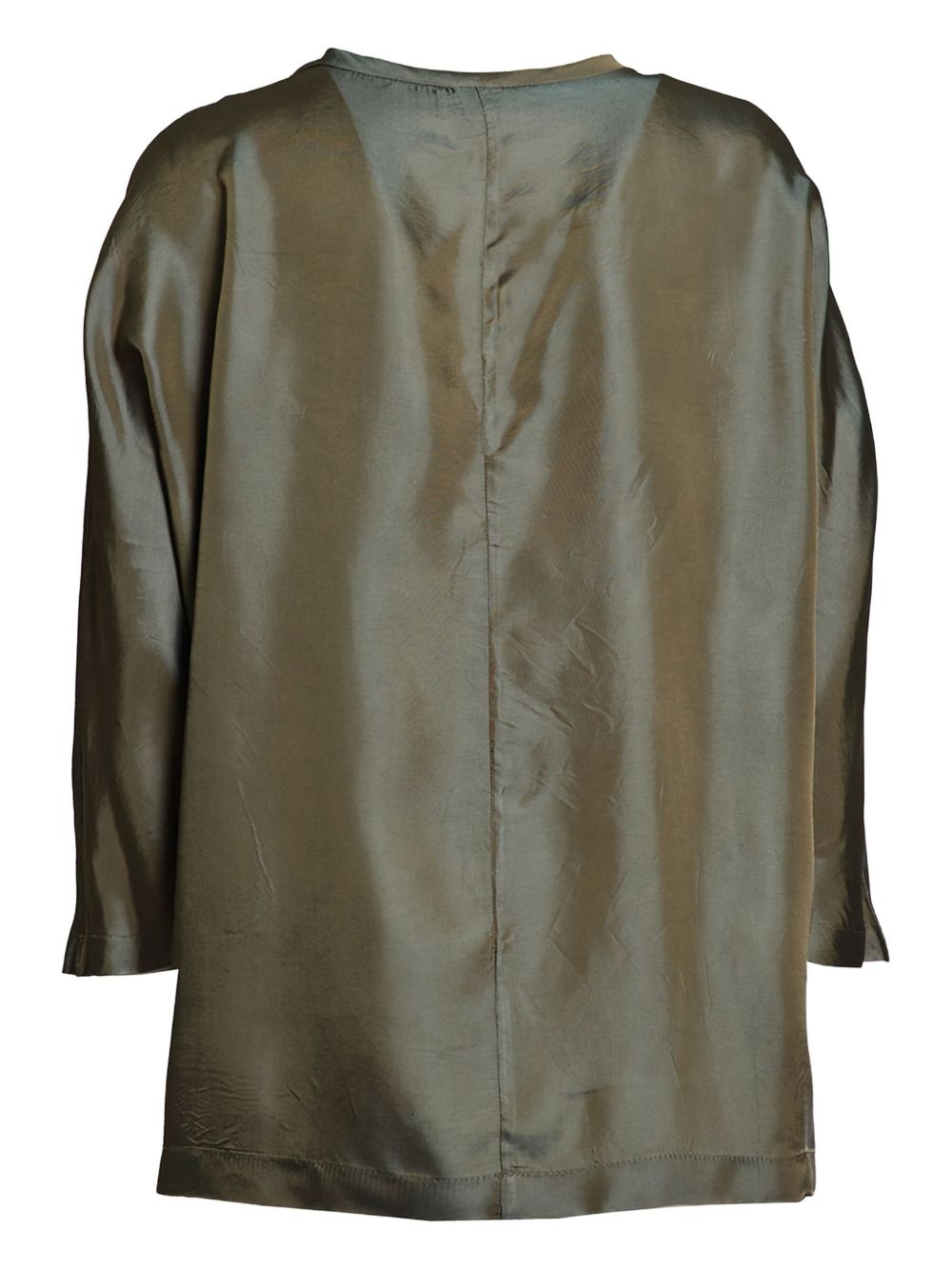 satin-finish blouse - 2