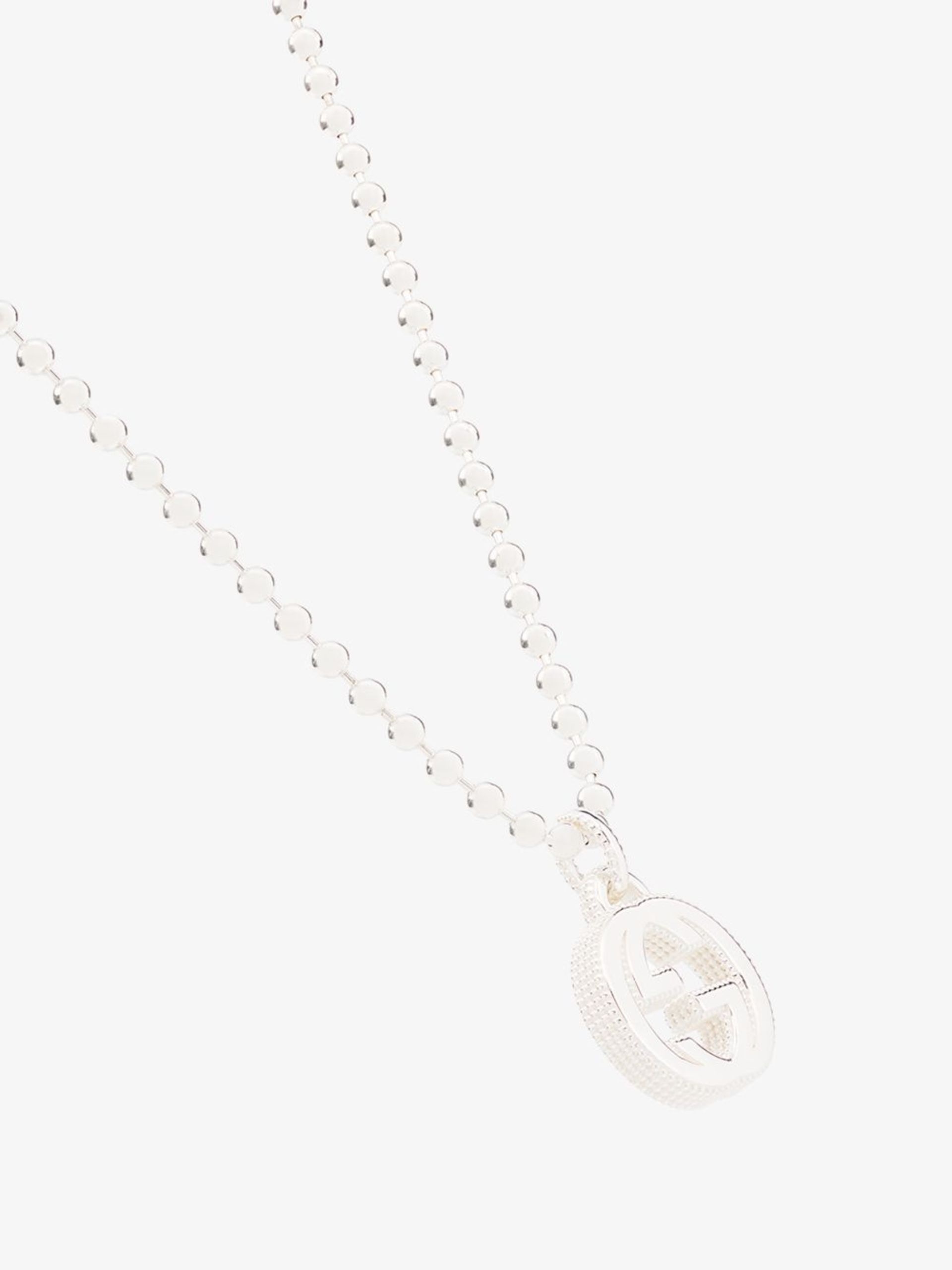 Interlocking G necklace in silver - 5