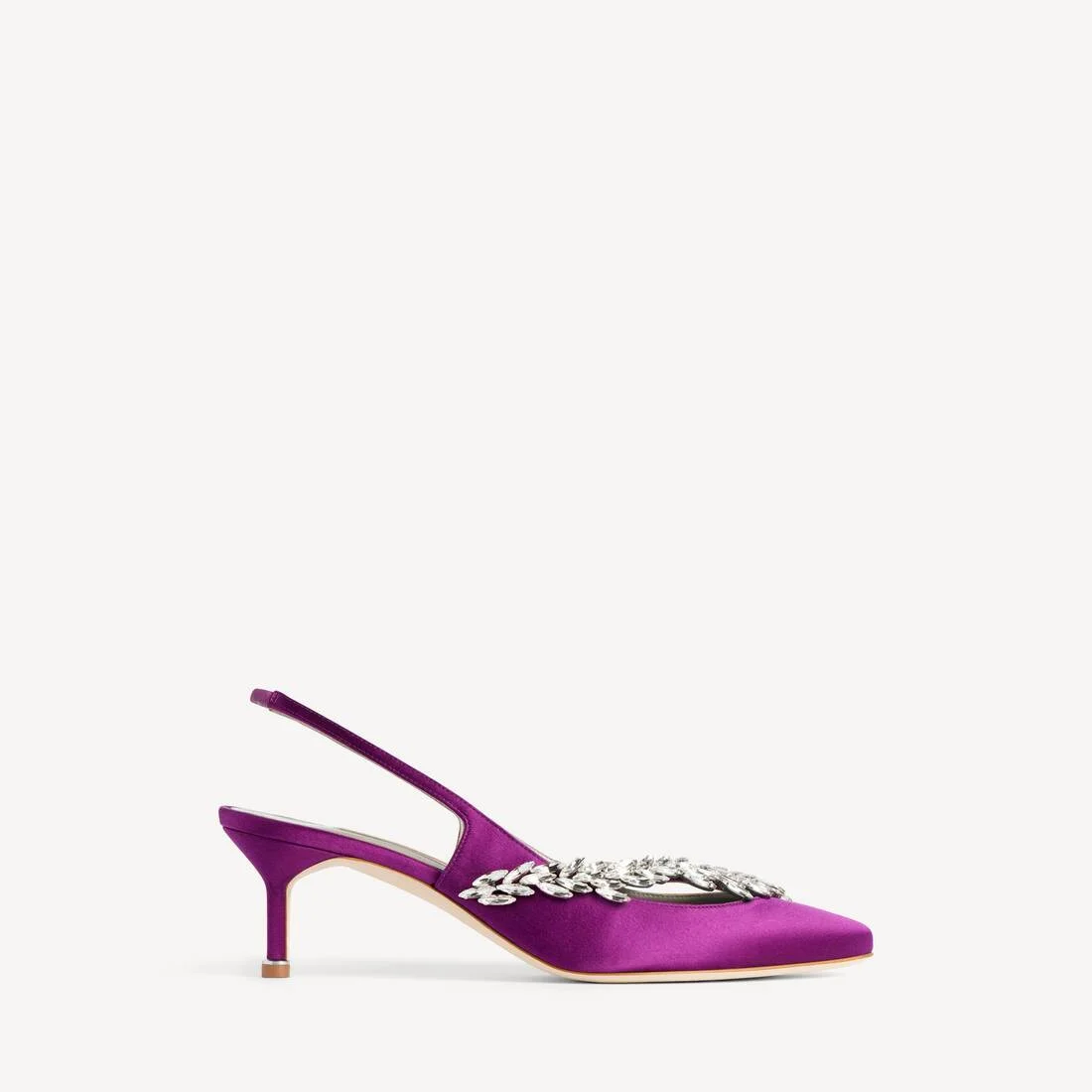 Women's Balenciaga | Manolo Blahnik Slingback in Violet - 1