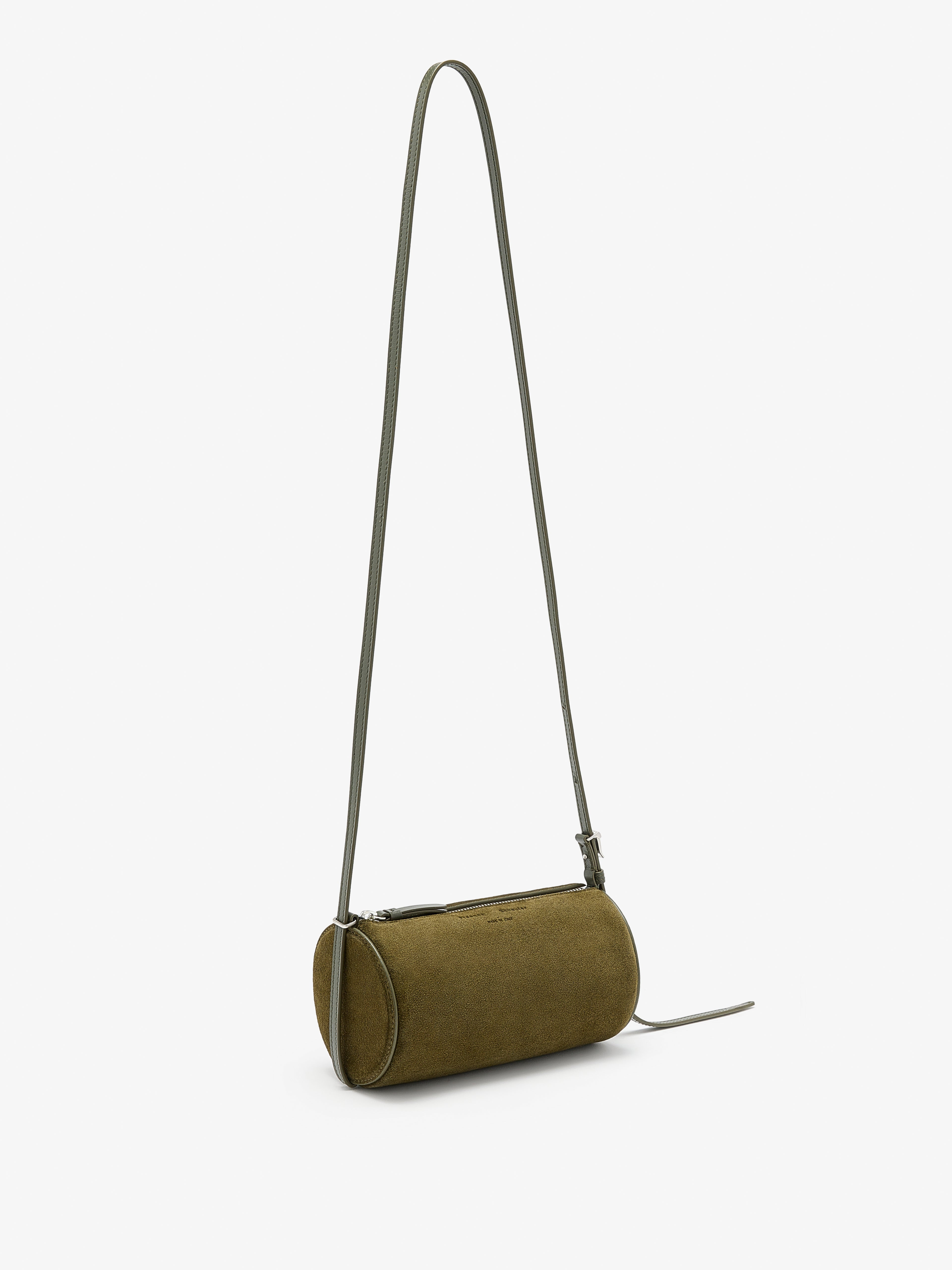 Crossbody Silo Bag in Kid Suede - 4