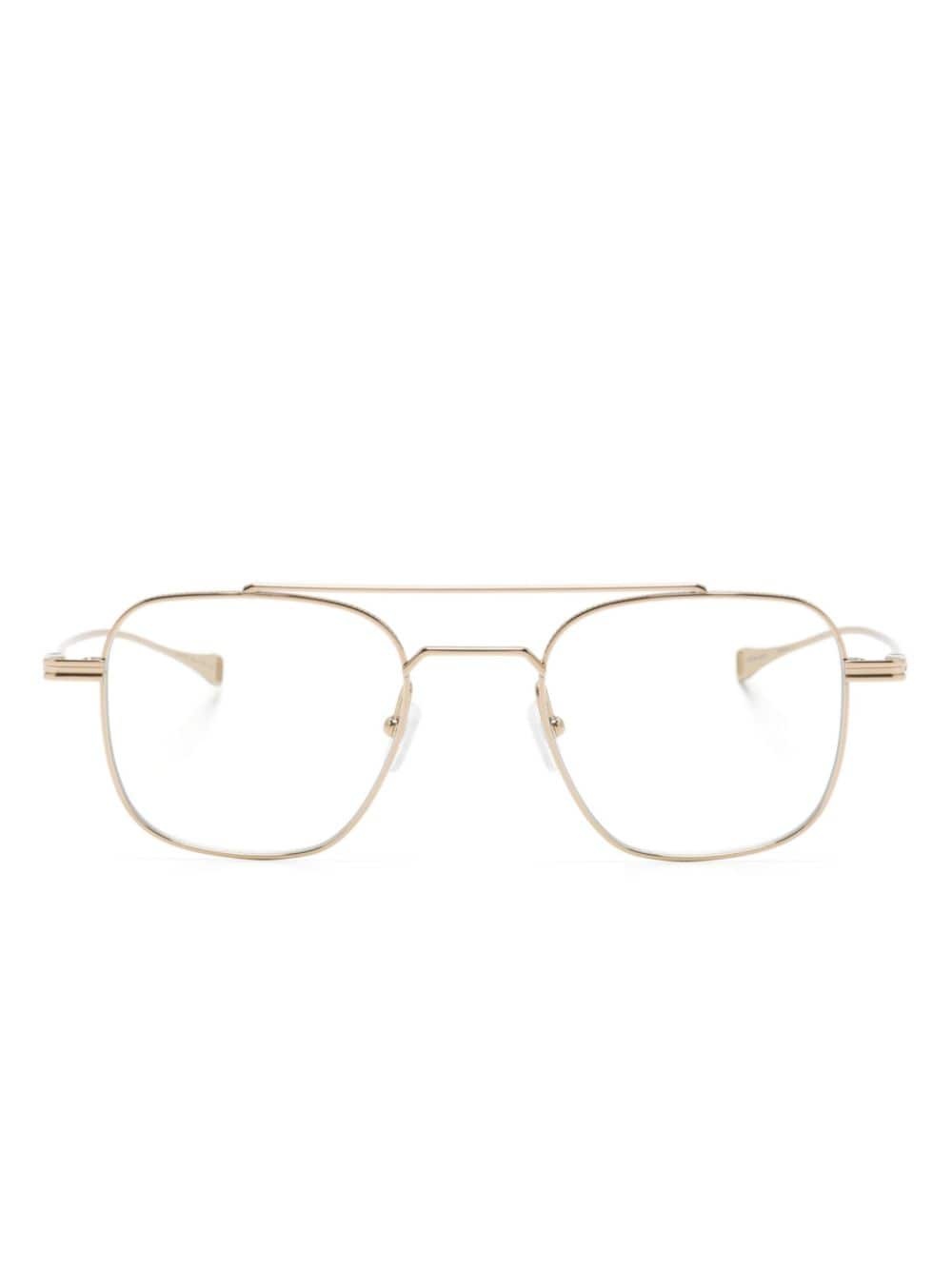 DLX118 pilot-frame glasses - 1