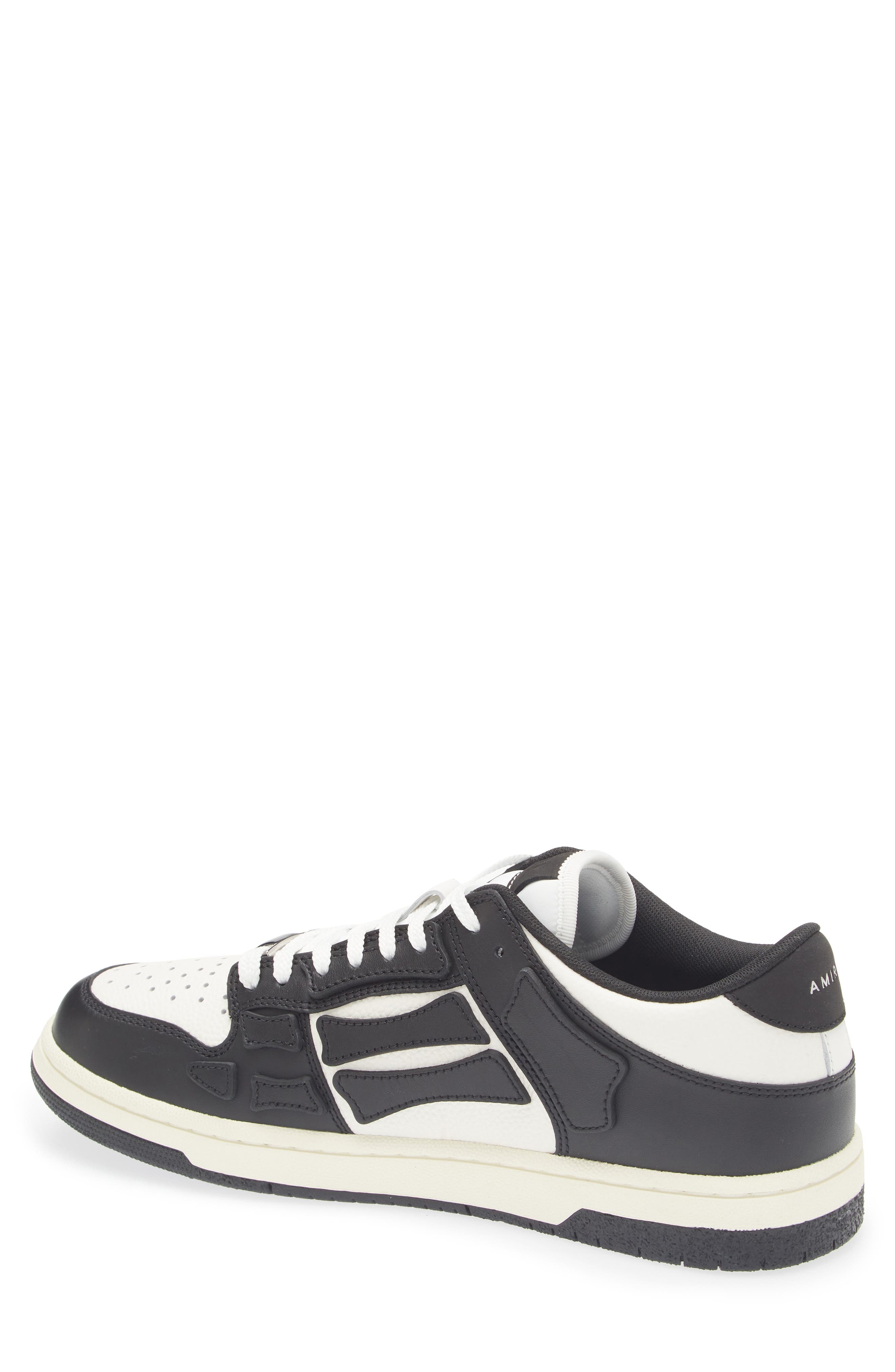AMIRI Skel Low Top Sneaker in Black White at Nordstrom - 2