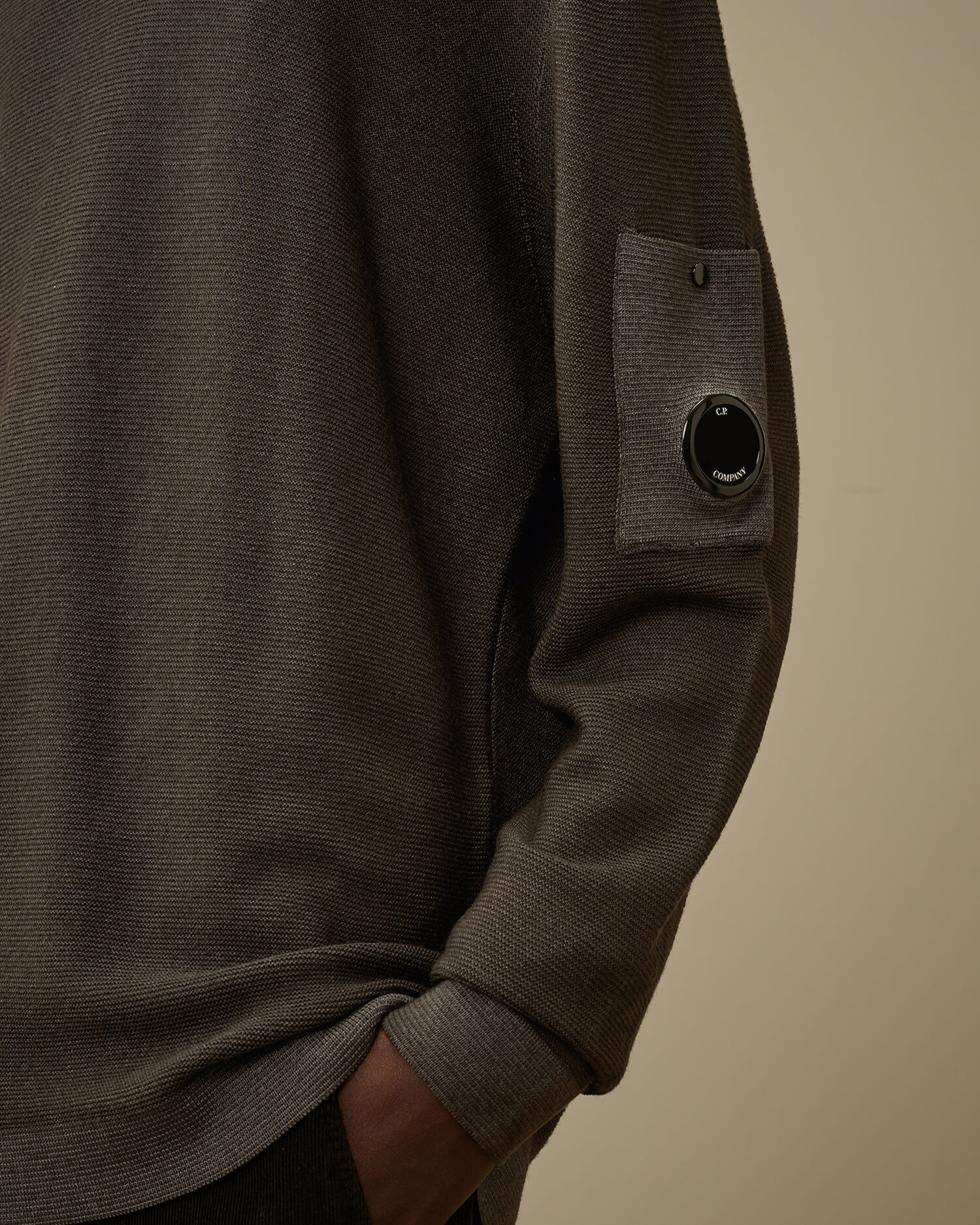 Merino Wool Crewneck Lens Sweater - 5