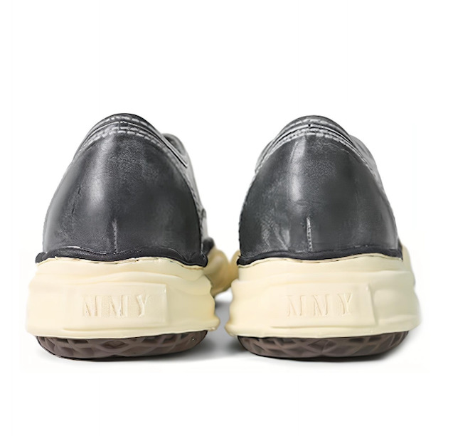 Maison MIHARA YASUHIRO BAKER Low 'Black' A09FW728-BLACK - 4