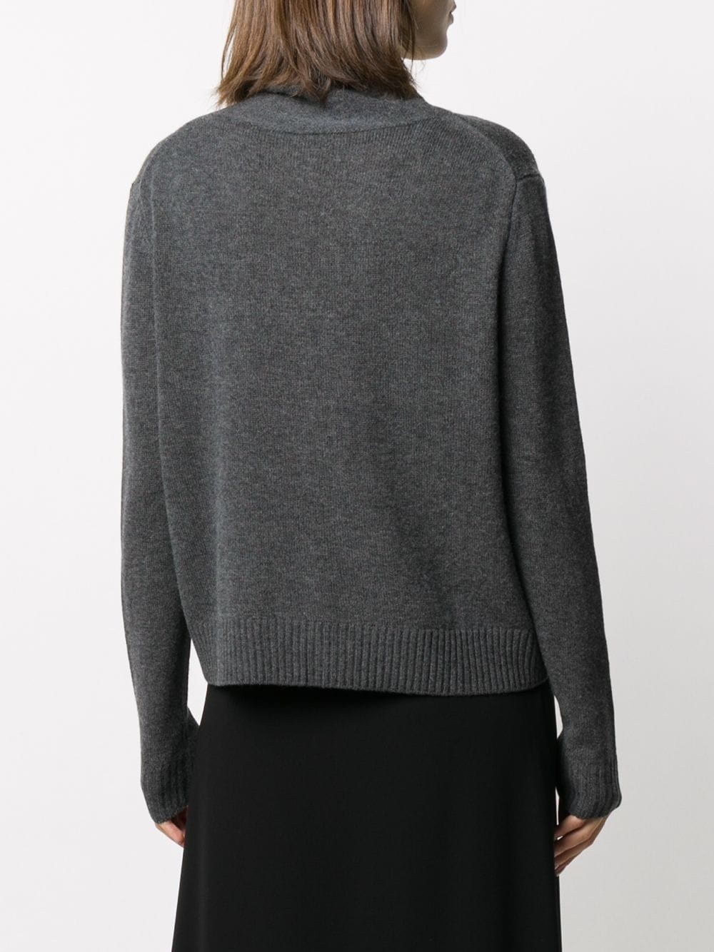 roll-neck fitted jumper - 4