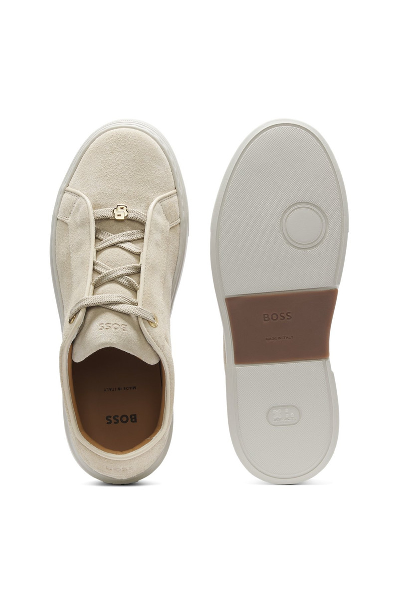 SUEDE TRAINERS WITH HIDDEN WEDGE 5