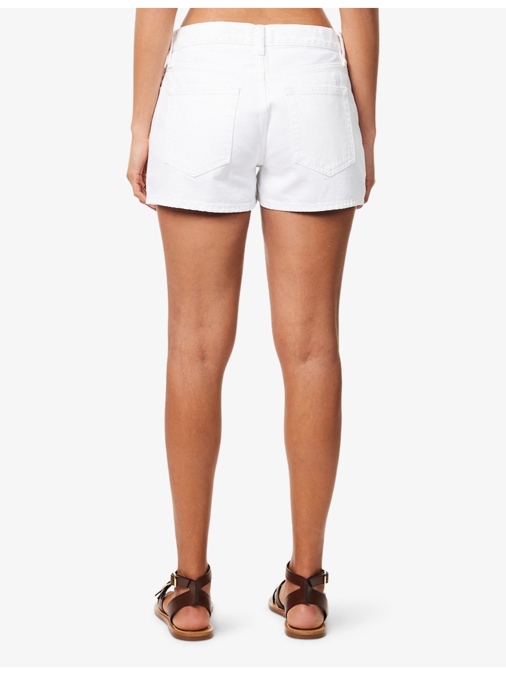 The Hang Mid-Rise Denim Shorts - 4