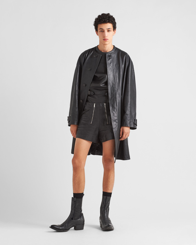 Prada Leather coat outlook