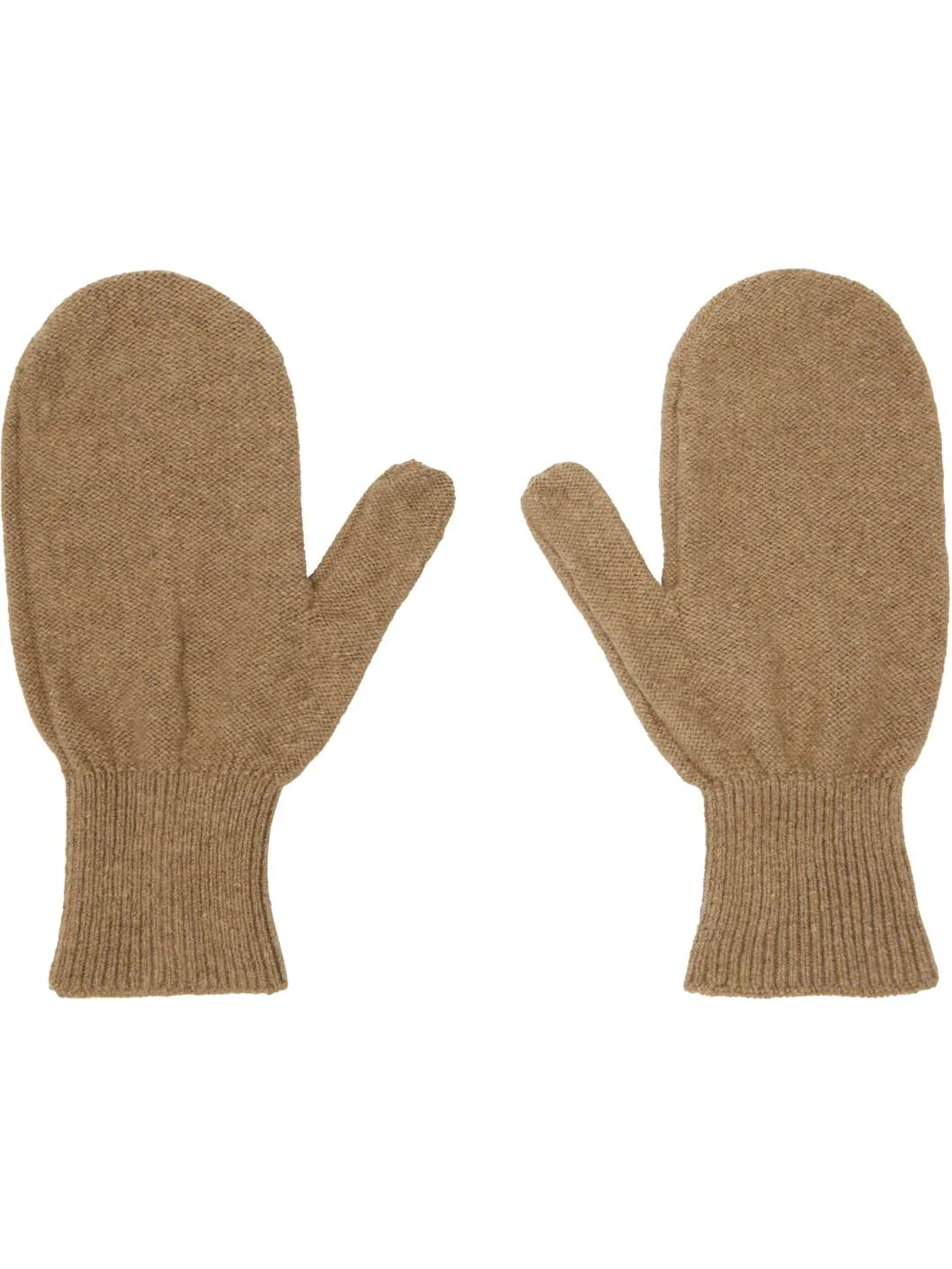 Beige Enso Mittens - 1