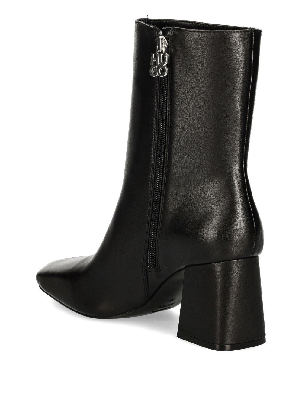 75mm leather ankle boots - 3