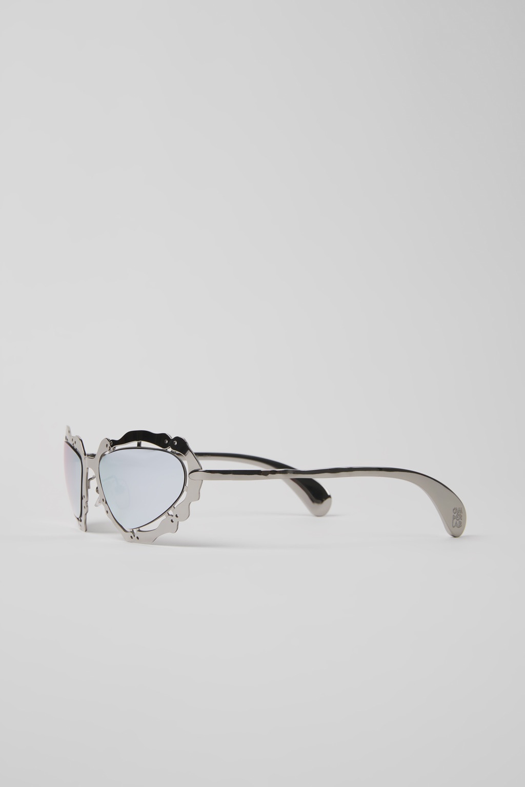 Silver Shiny NOPEA Metal Sunglasses - 3