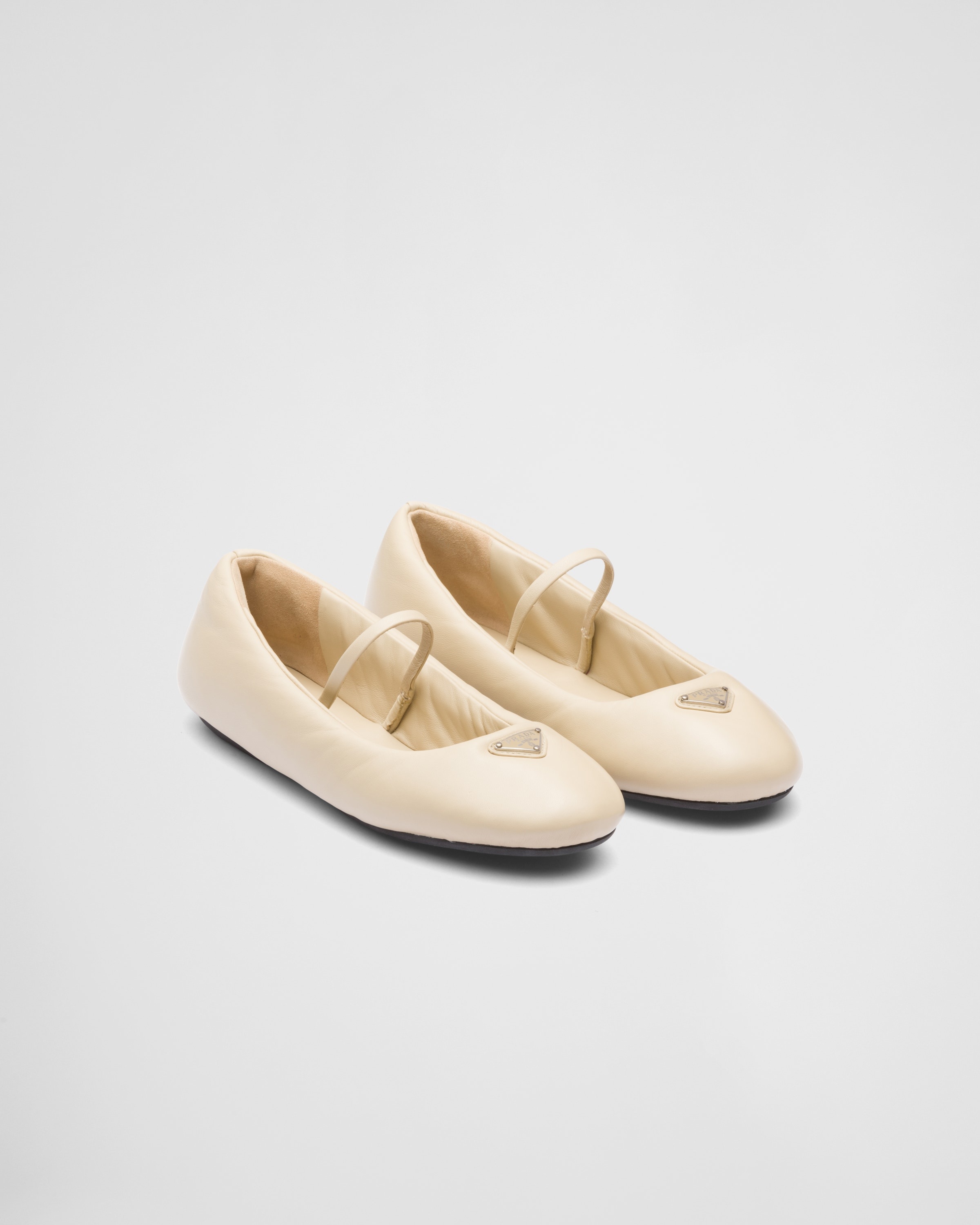 Soft padded nappa leather ballerinas - 1