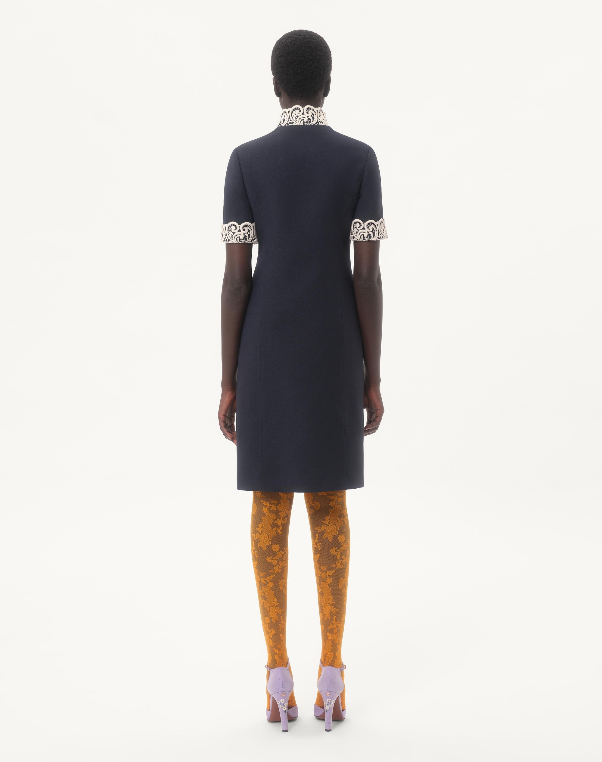 CREPE COUTURE MIDI DRESS - 7