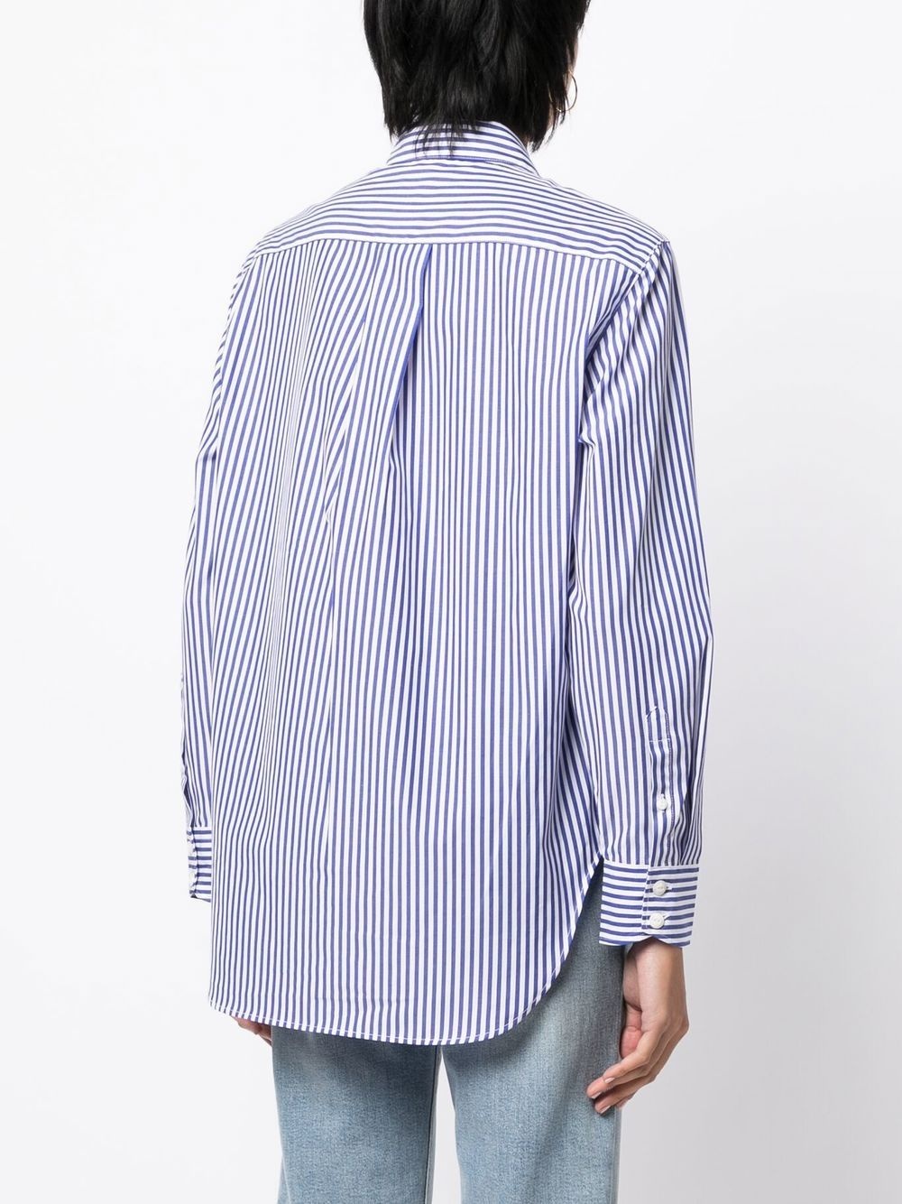 Maxine striped button-up shirt - 4