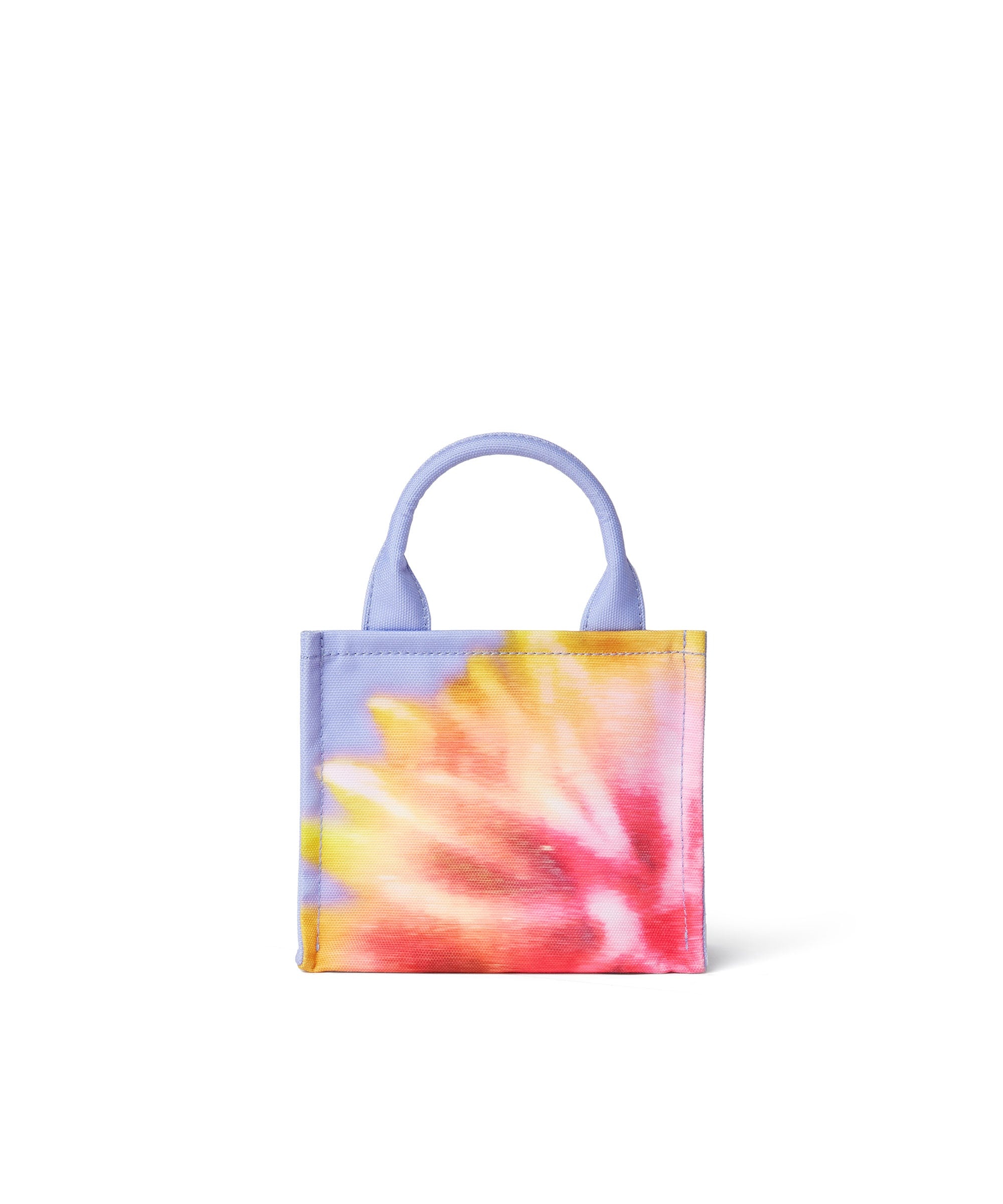 Mini canvas tote with "desert flower" print - 2