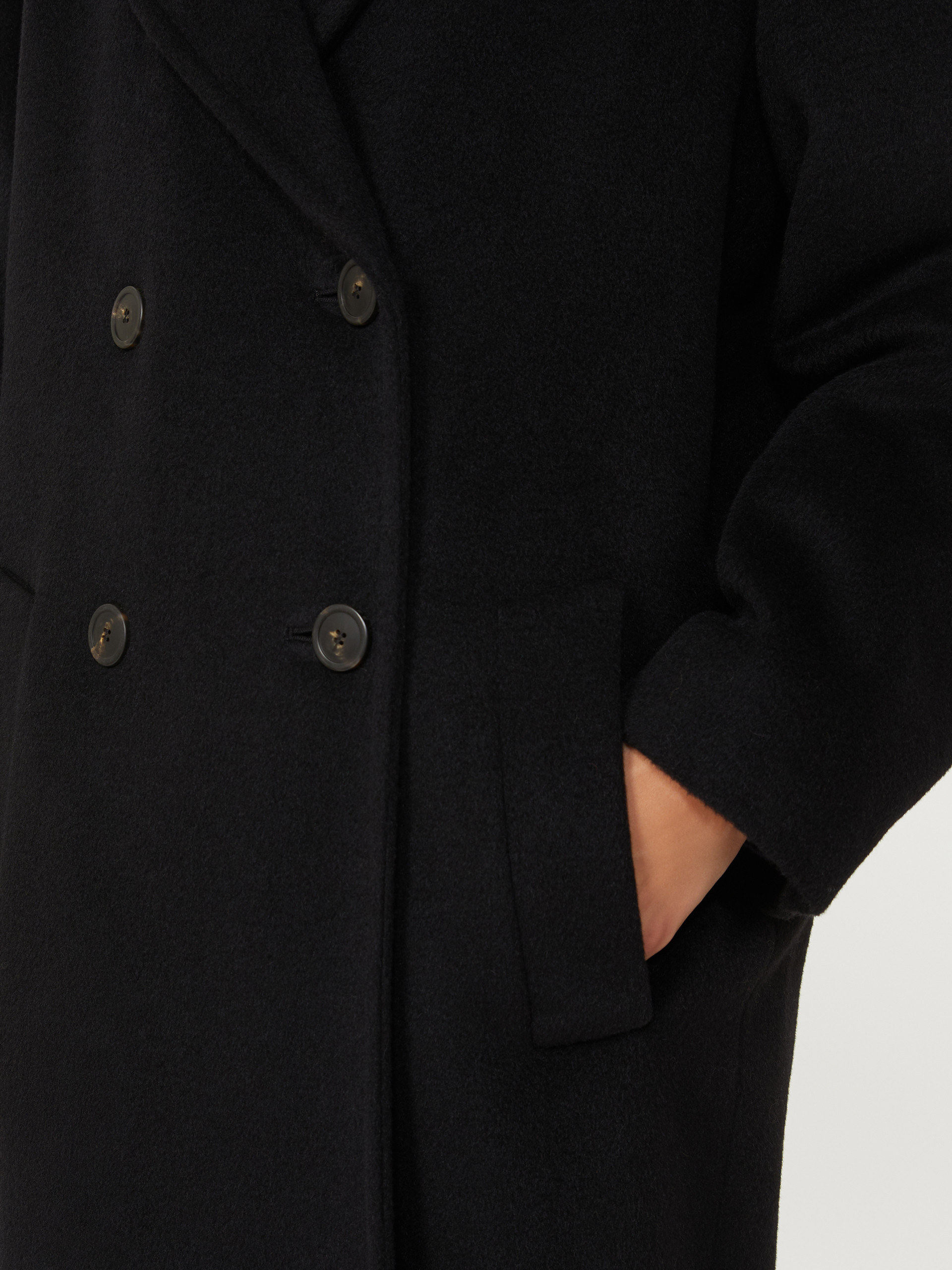 ZUFOLO Double-breasted coat in wool and alpaca - 5