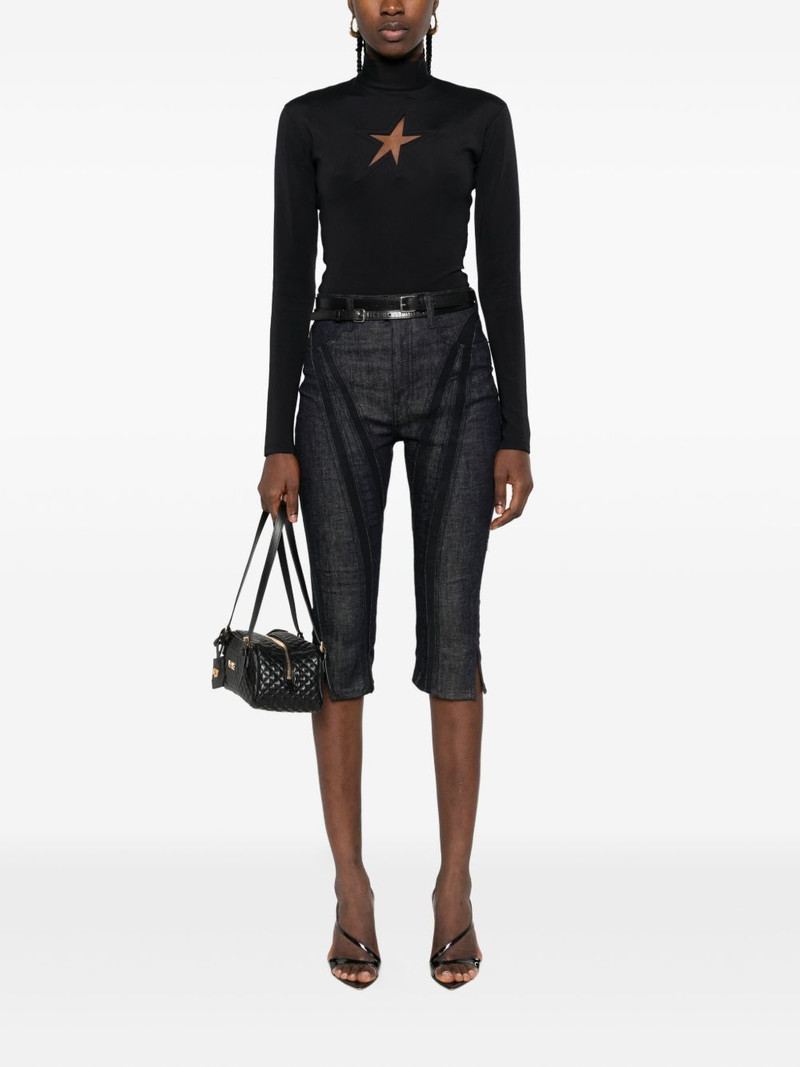 MUGLER high-neck long-sleeve T-shirt outlook
