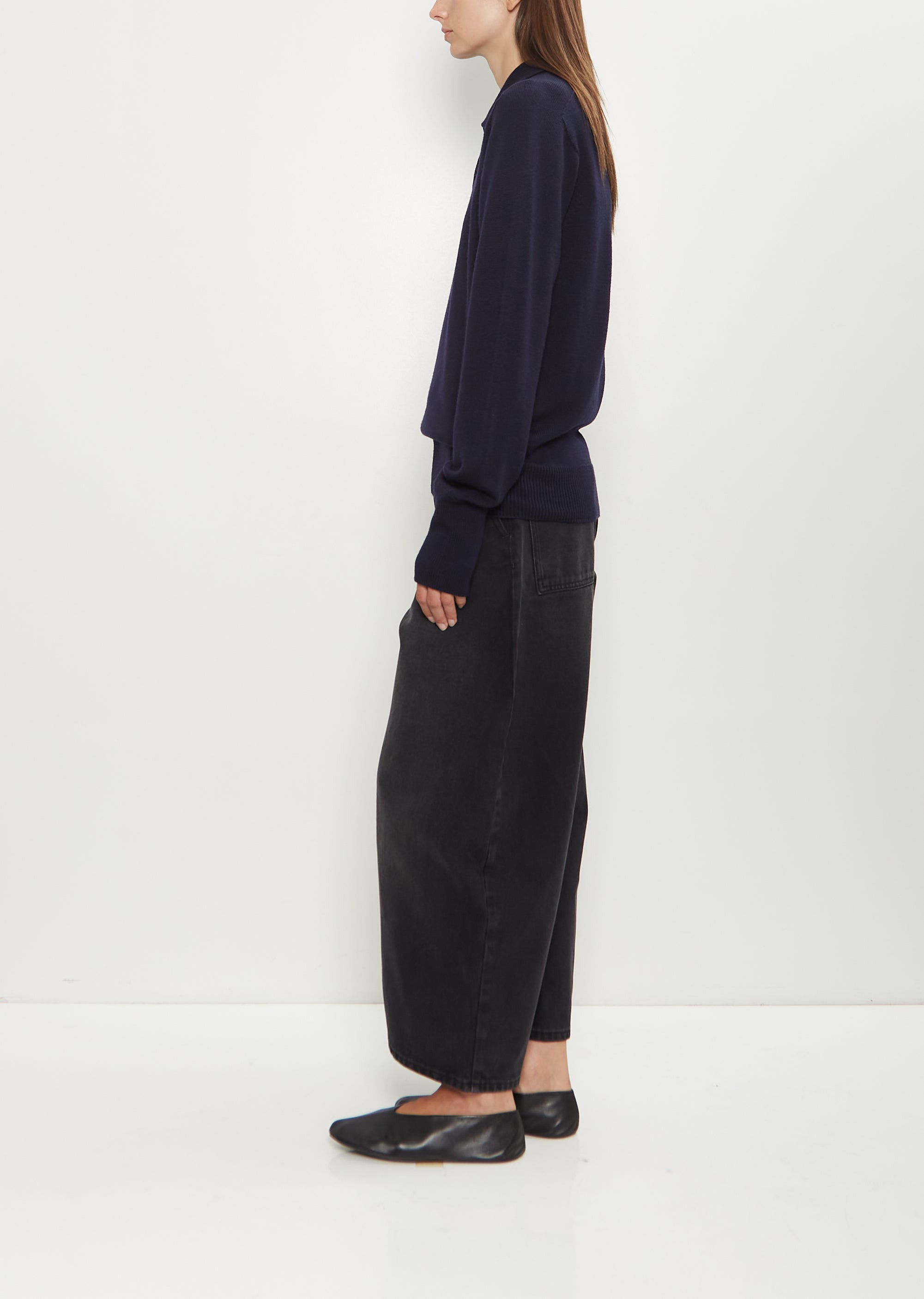Sark Merino Wool Polo Shirt Jumper - 2