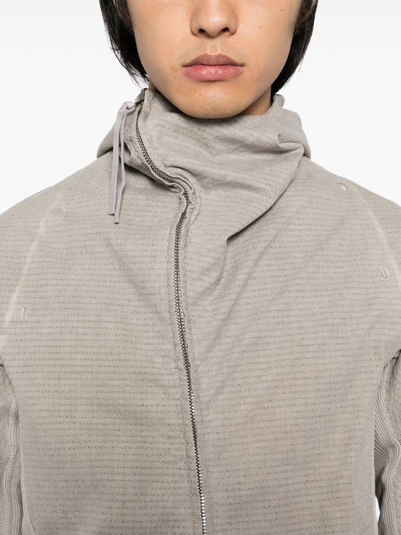 asymmetric cotton hooded jacket 5