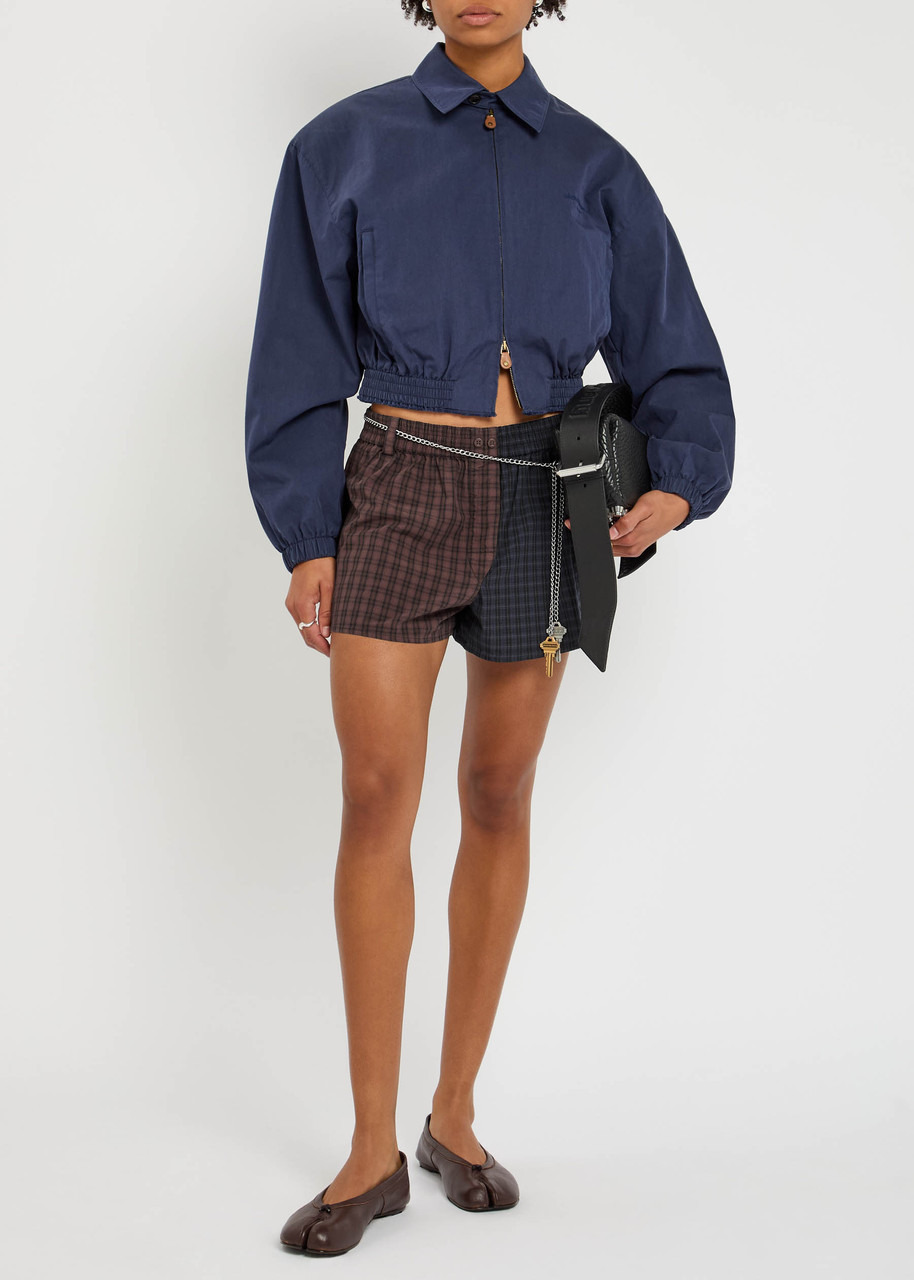 Alexander Wang Checked Cotton Shorts - 4