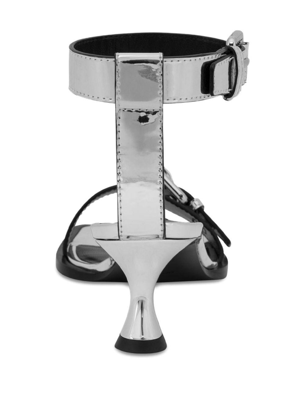 metallic sandals - 3