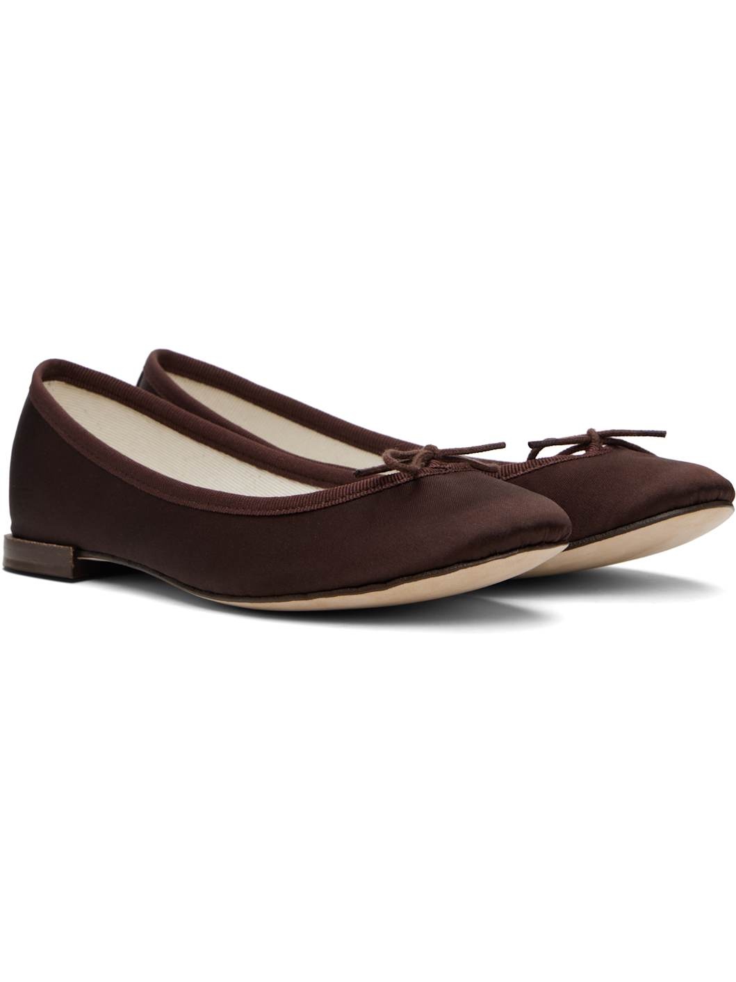 SSENSE Exclusive Brown Cendrillon Ballerina Flats - 4