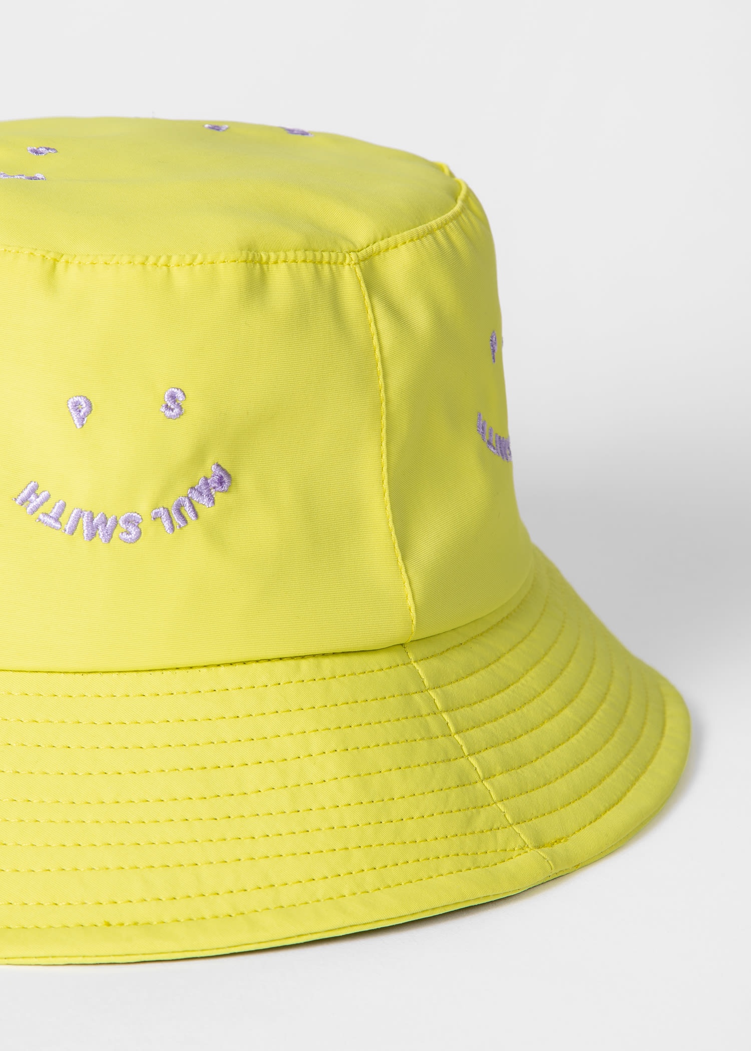 Lime Embroidered Bucket Hat - 3