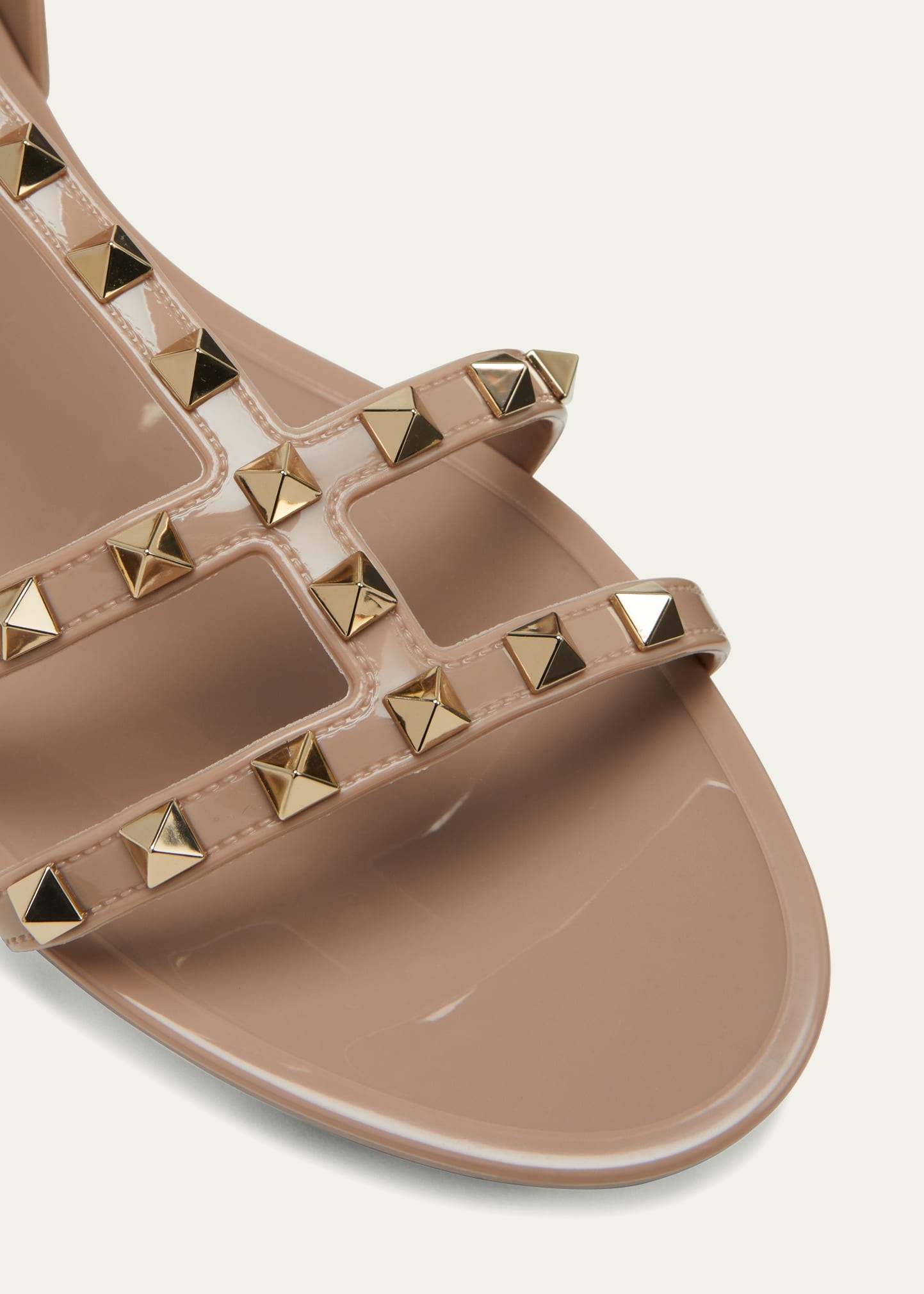 Rockstud Jelly Flat Gladiator Sandals - 6